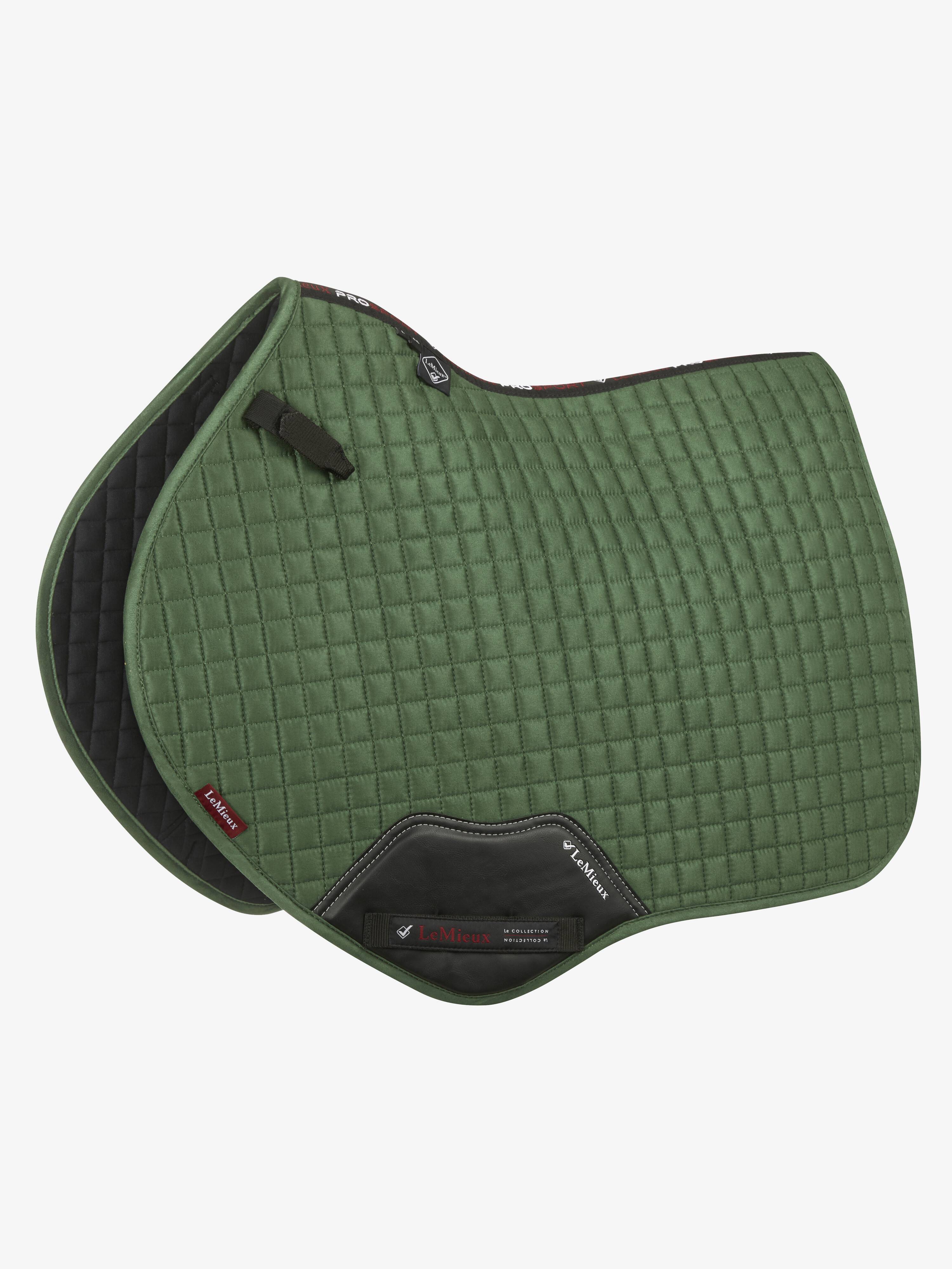 LeMieux Suede Close Contact Saddle Pad - Hunter