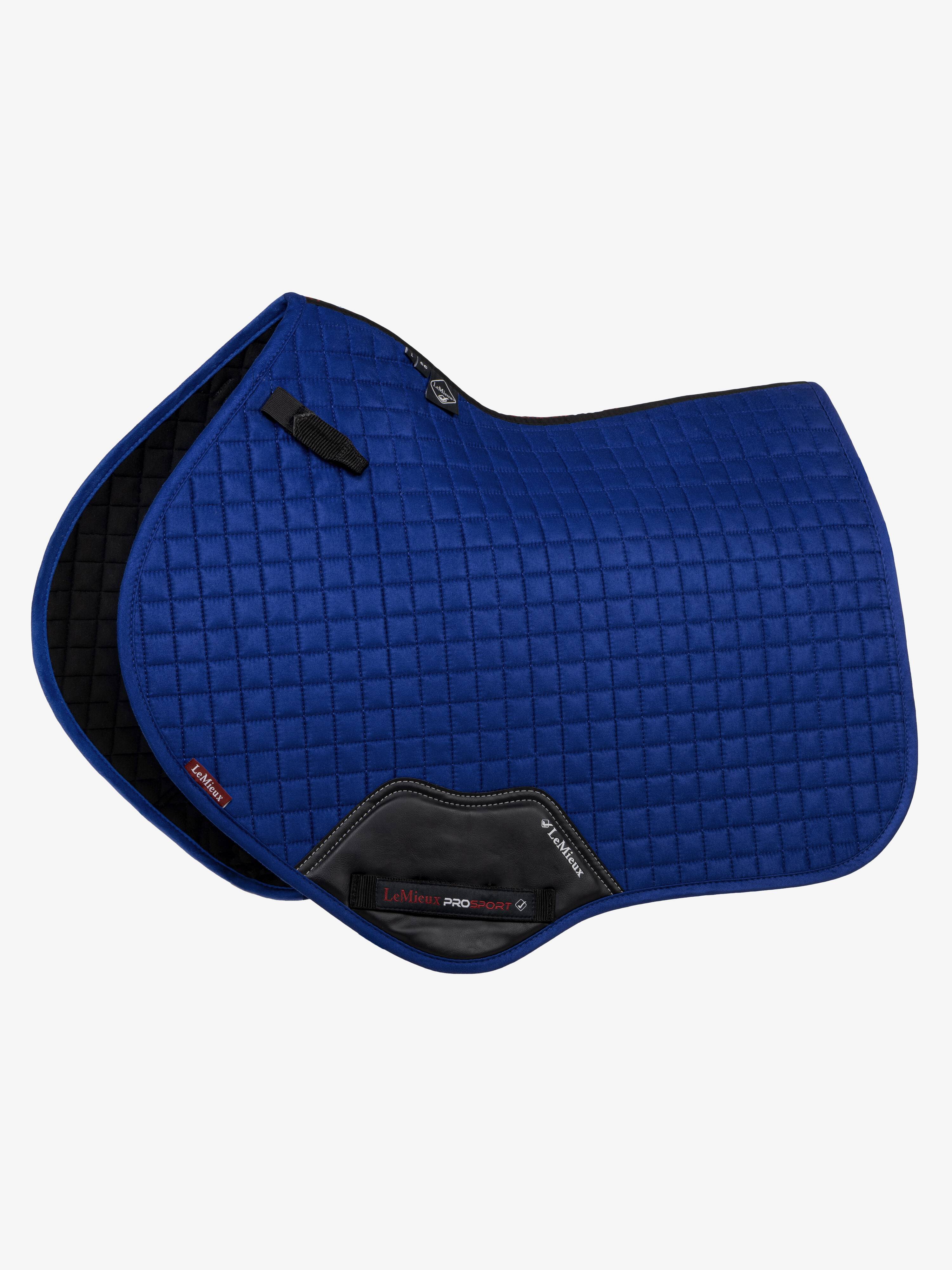 LeMieux Suede Close Contact Saddle Pad - Benatton Blue