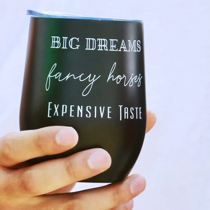 Spiced Equestrian Big Dreams Insulated Cup - Onyx