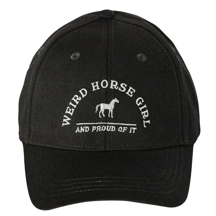 Spiced Equestrian Weird Horse Girl Ringside Hat - Charcoal