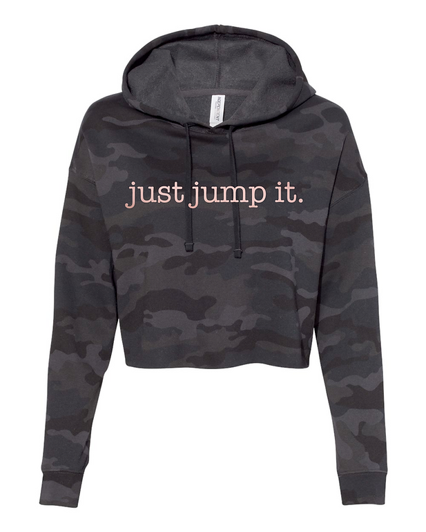 Equine & Design Jump It Hoodie - Black Camo