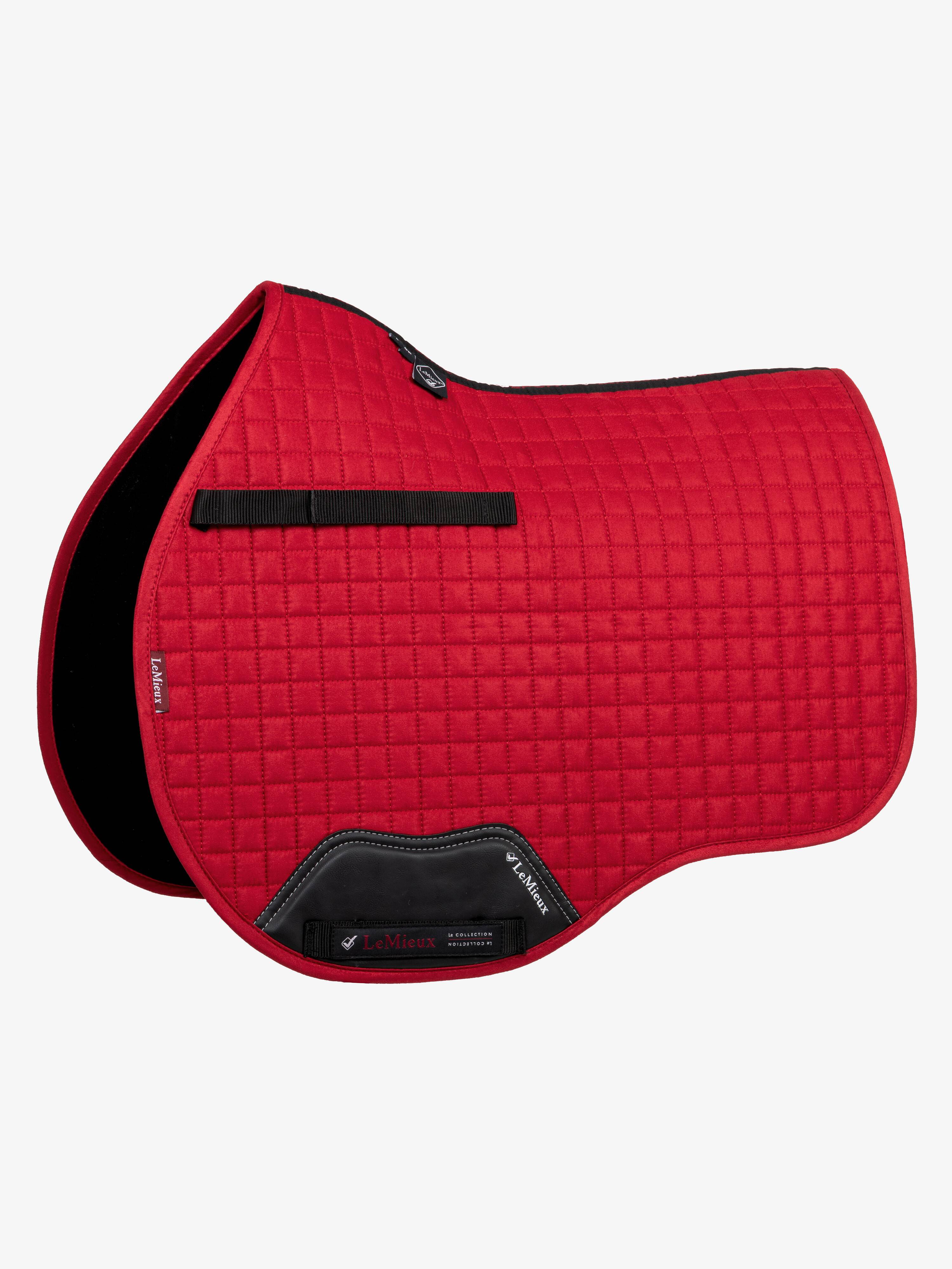 LeMieux Suede All Purpose Saddle Pad - Chilli