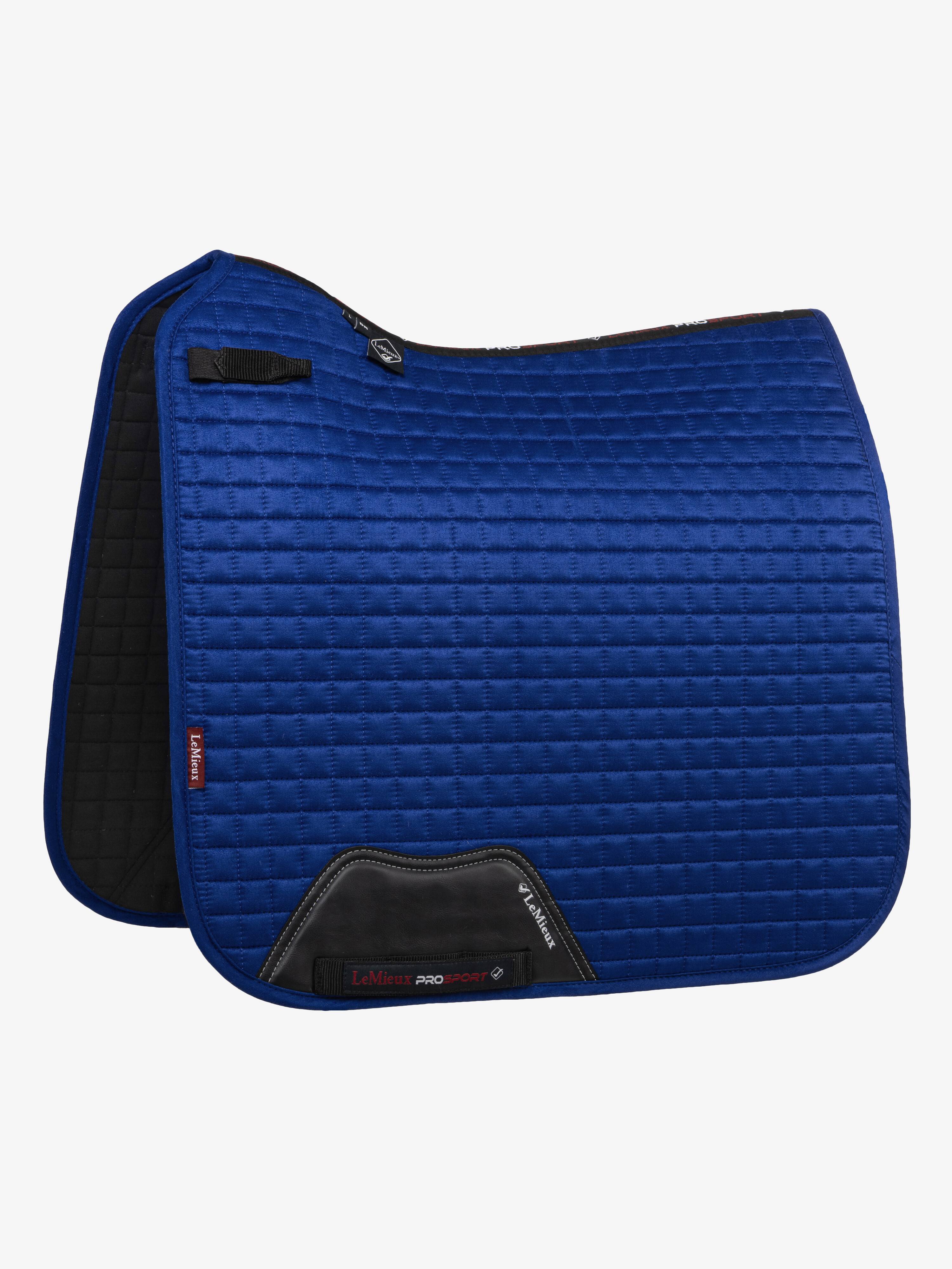 LeMieux Suede Dressage Saddle Pad - Benetton Blue