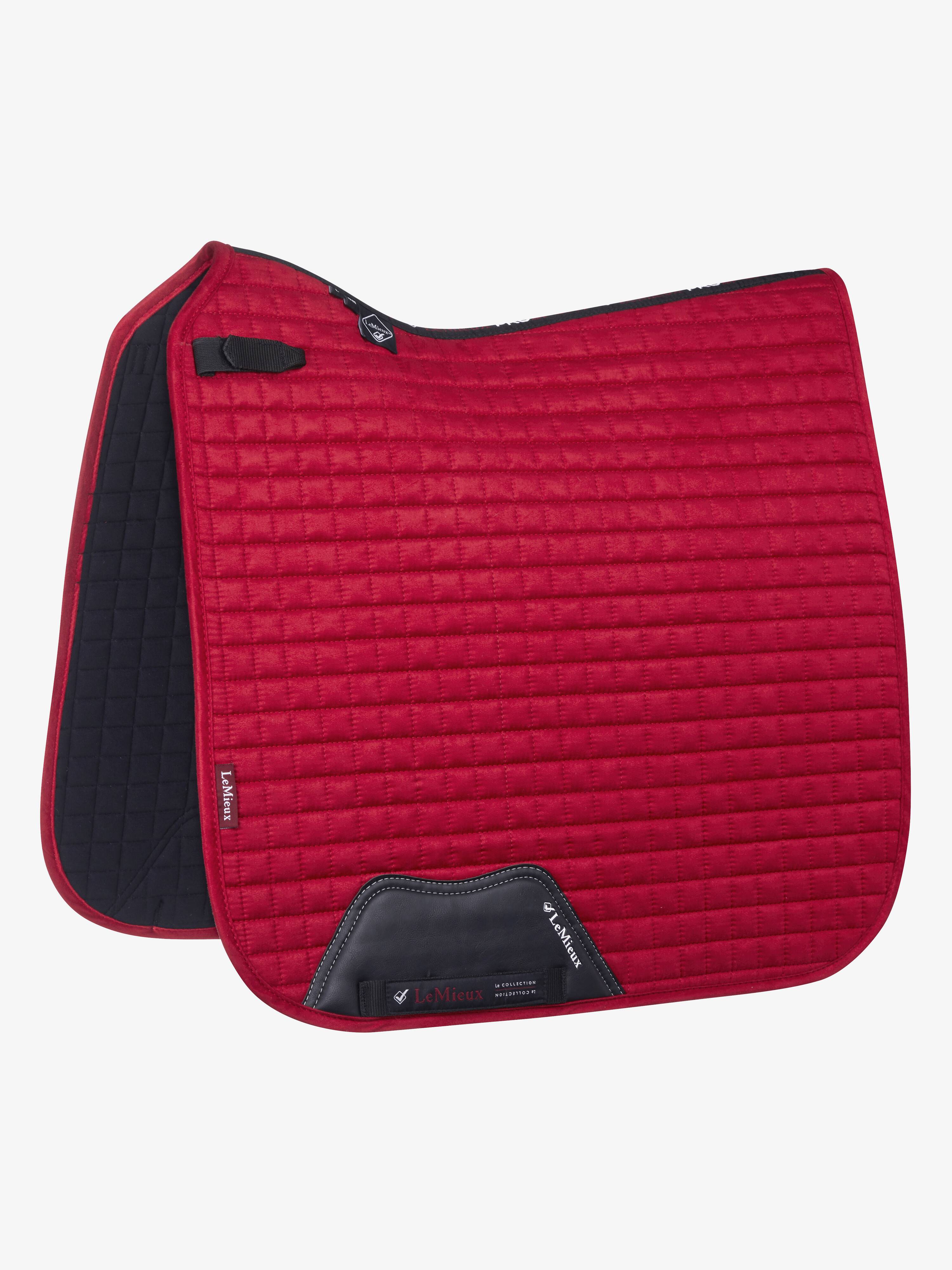 LeMieux Suede Dressage Saddle Pad - Chilli