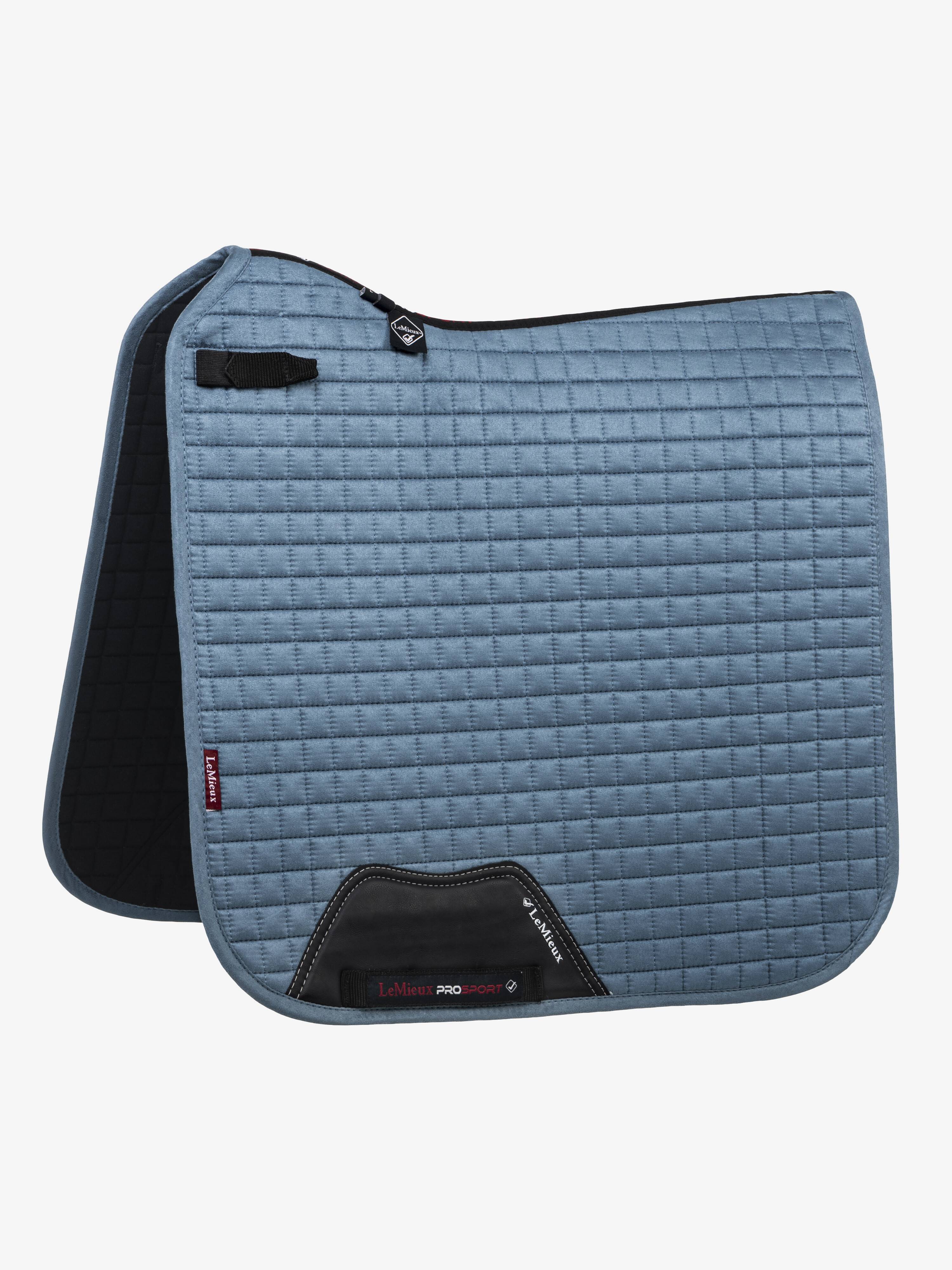 LeMieux Suede Dressage Saddle Pad - Ice Blue