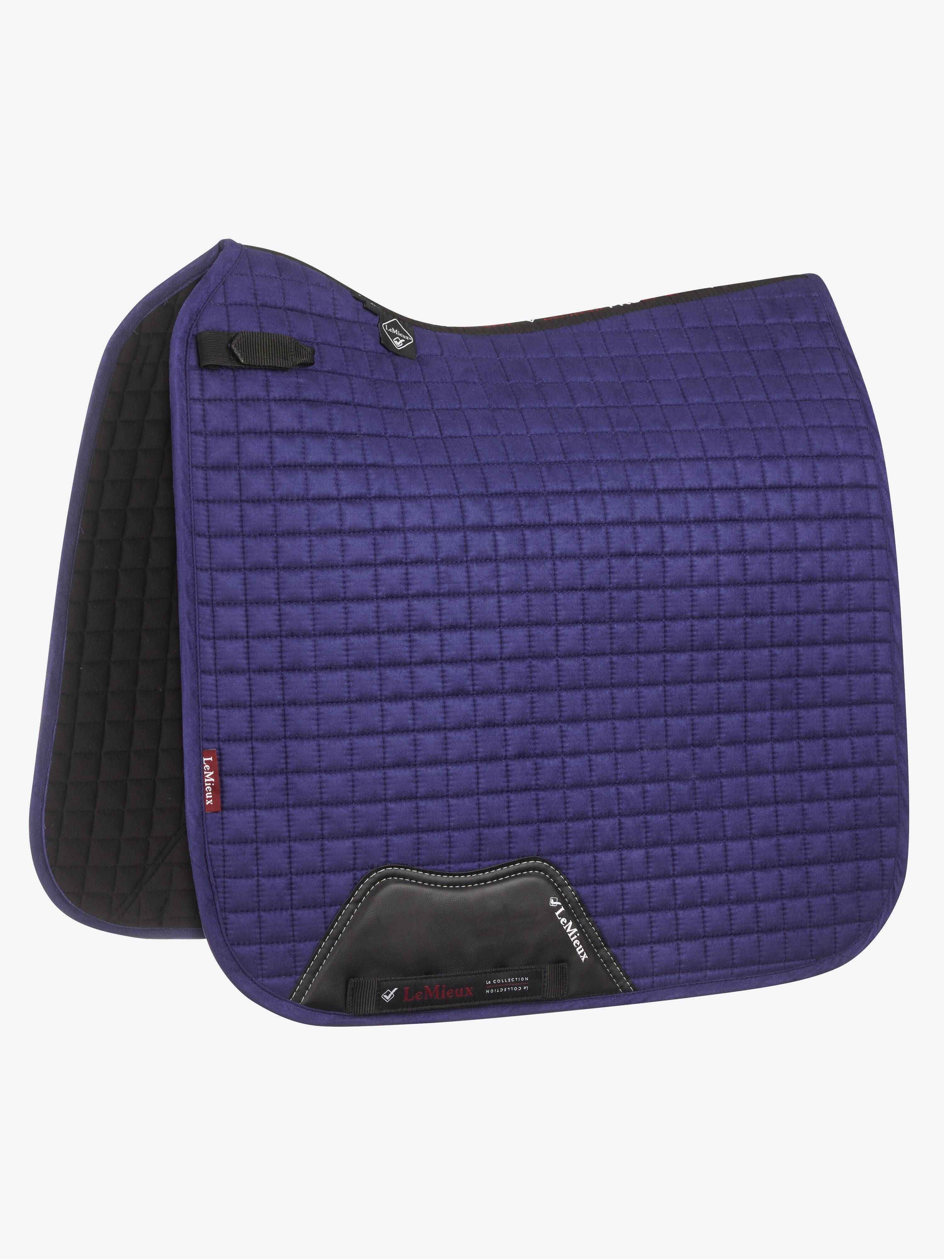 LeMieux Suede Dressage Saddle Pad - Ink Blue