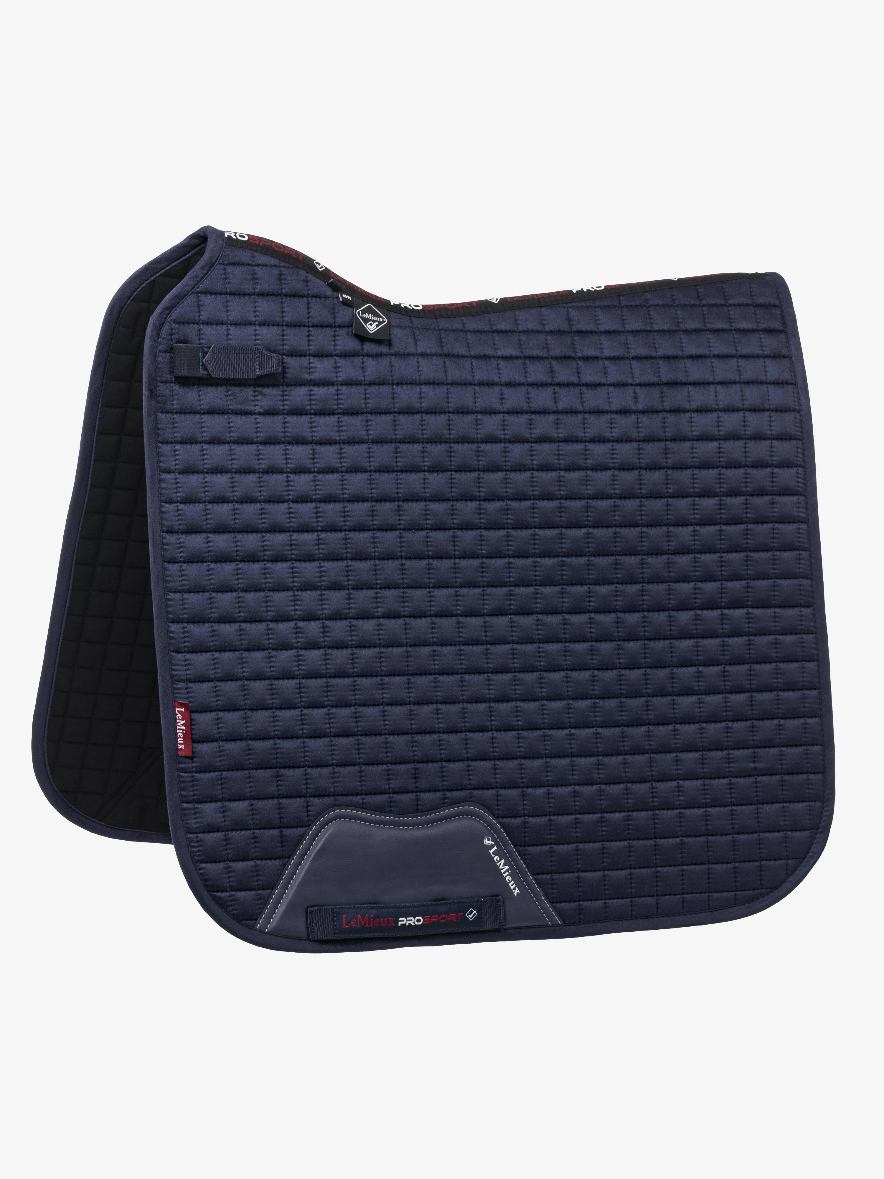 LeMieux Suede Dressage Saddle Pad - Navy