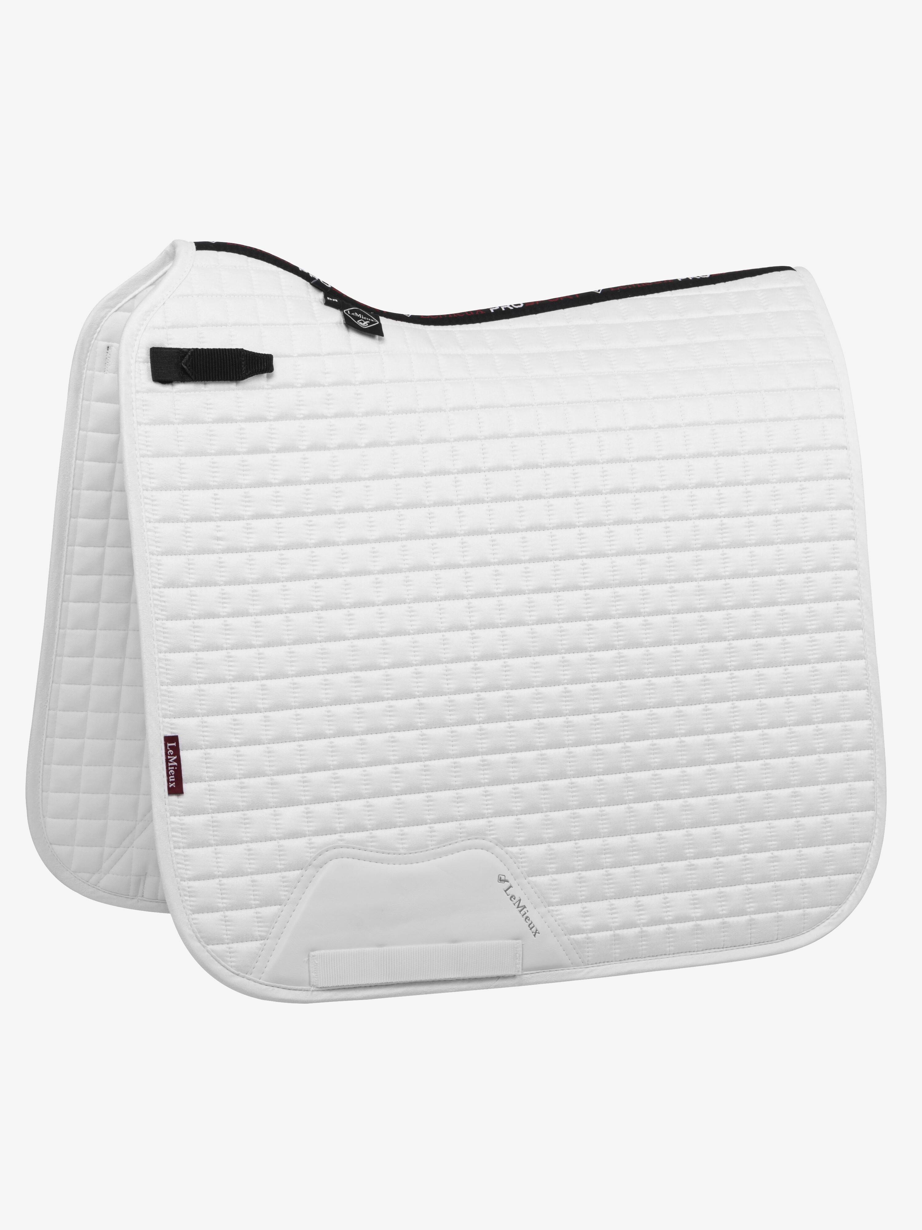 LeMieux Suede Dressage Saddle Pad - White