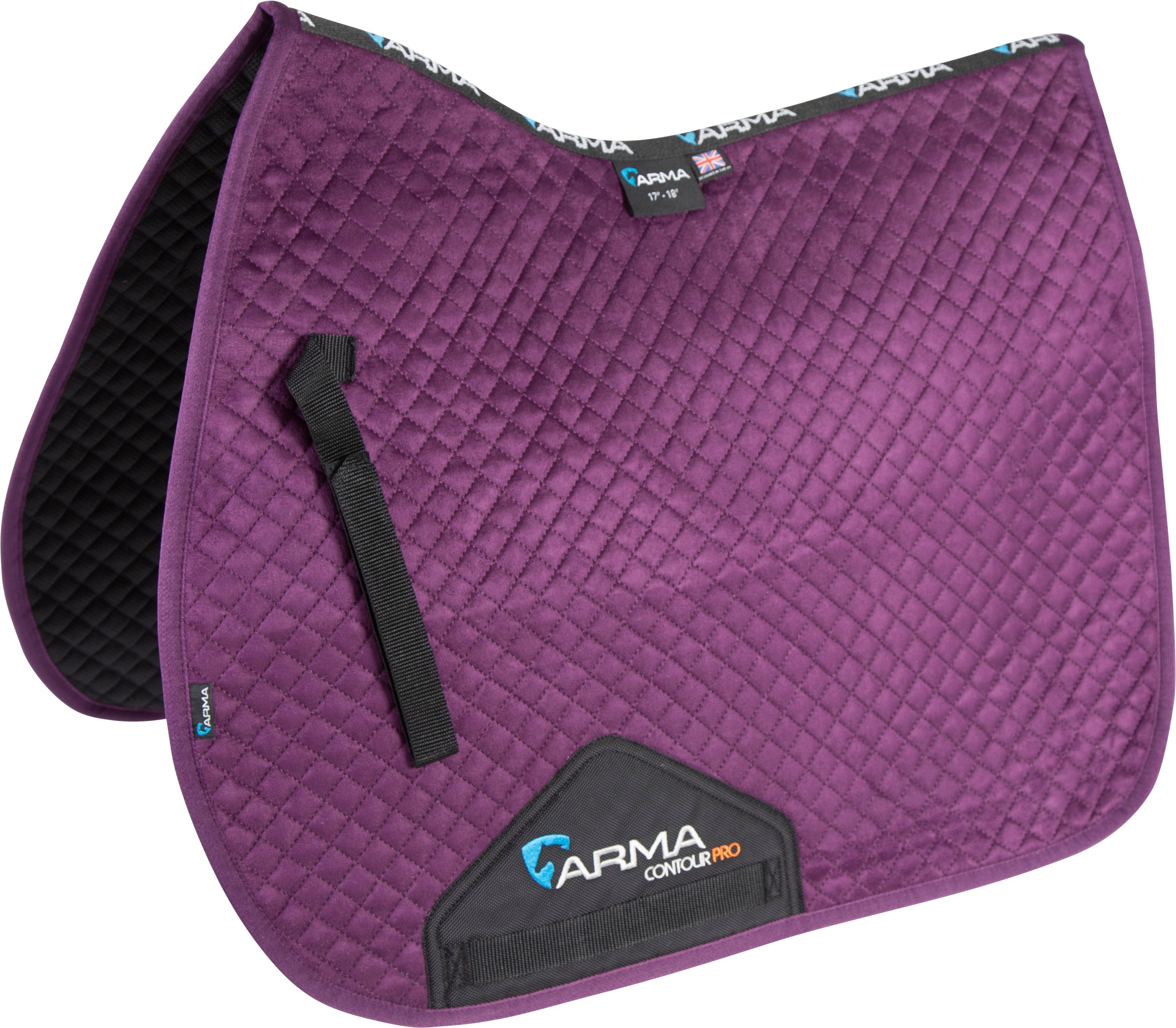 Arma Suede All Purpose Saddle Pad BOGO SALE - Plum