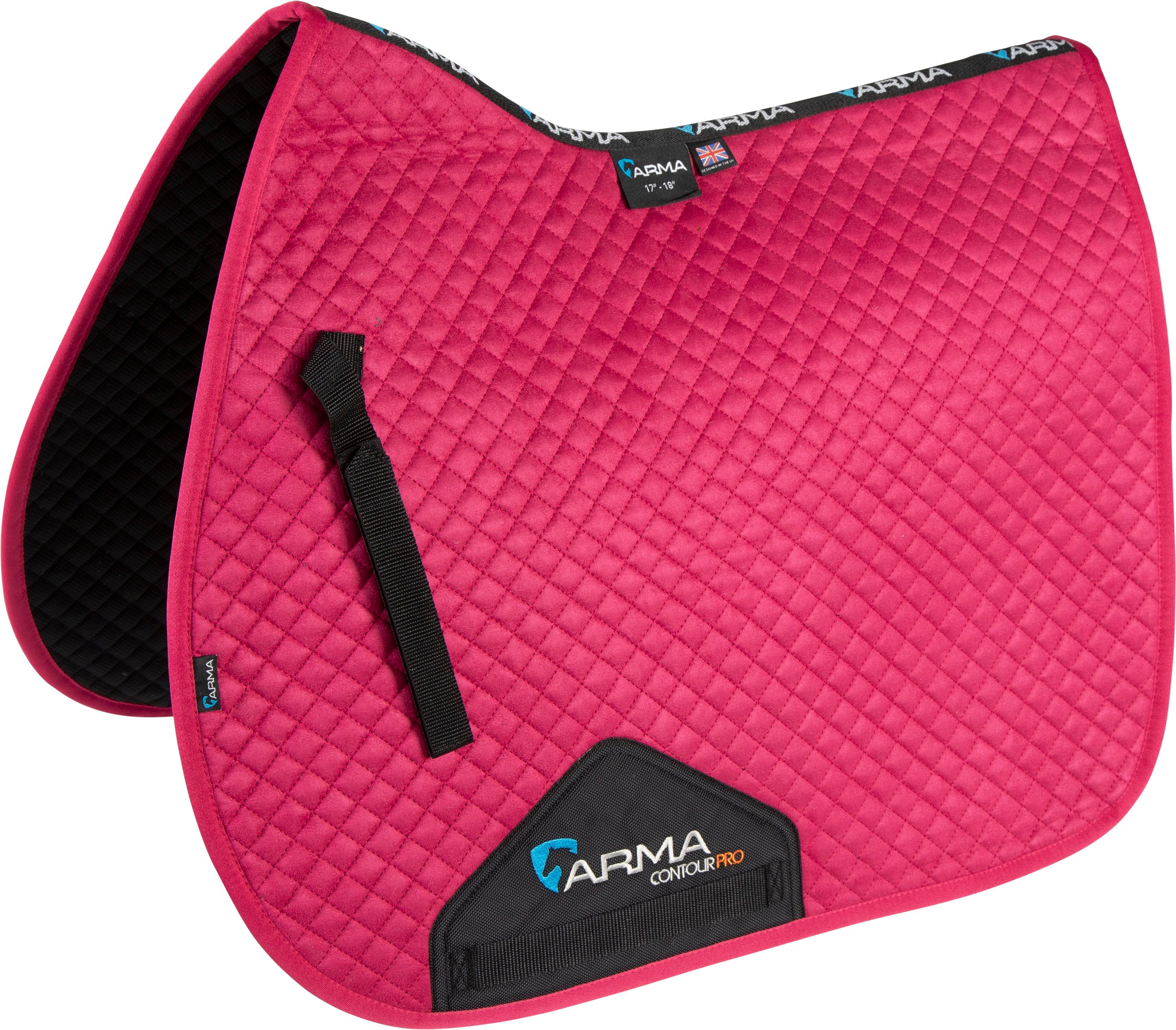 Arma Suede All Purpose Saddle Pad BOGO SALE - Raspberry