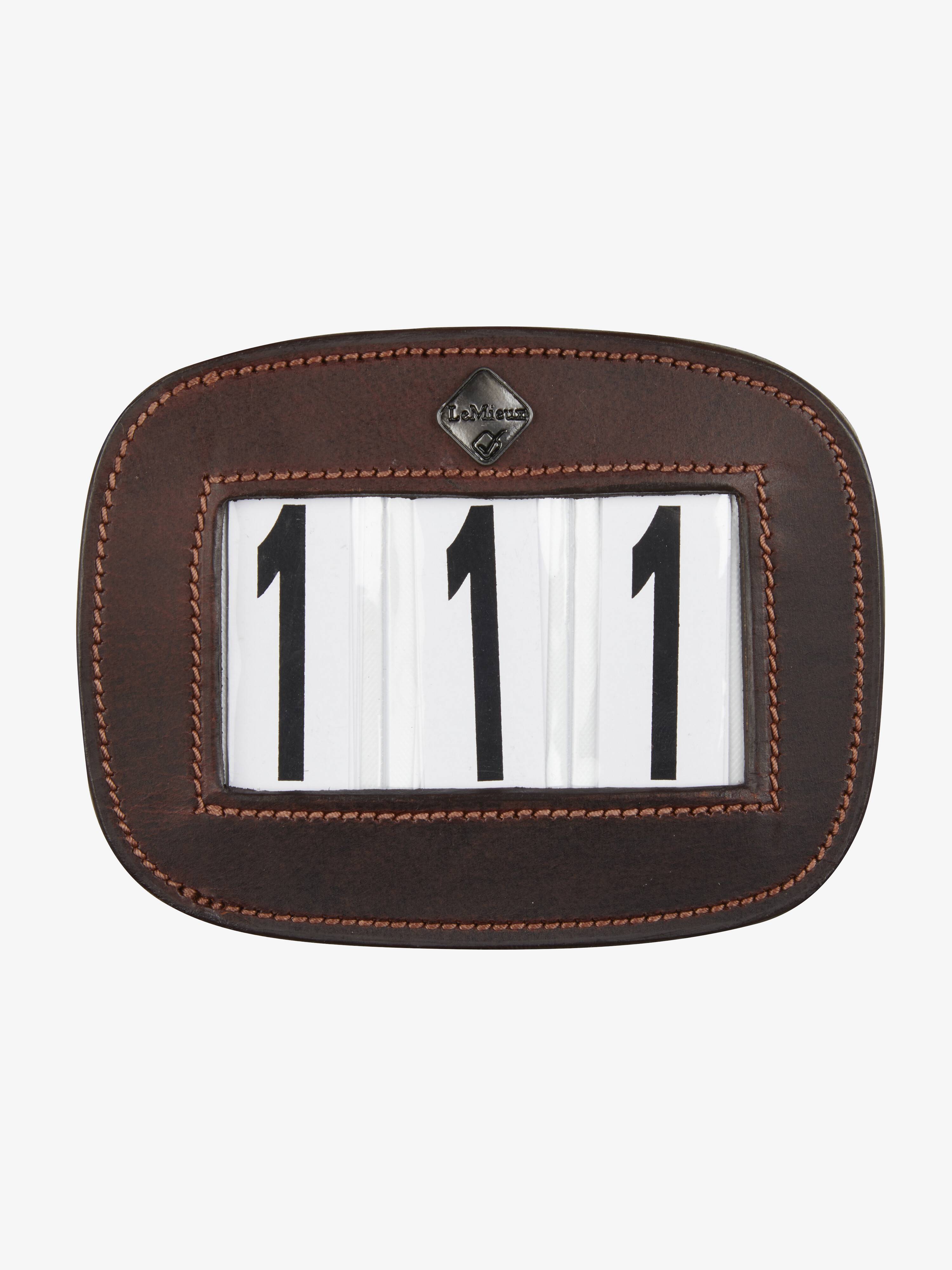 LeMieux Saddle Number Holder - Brown