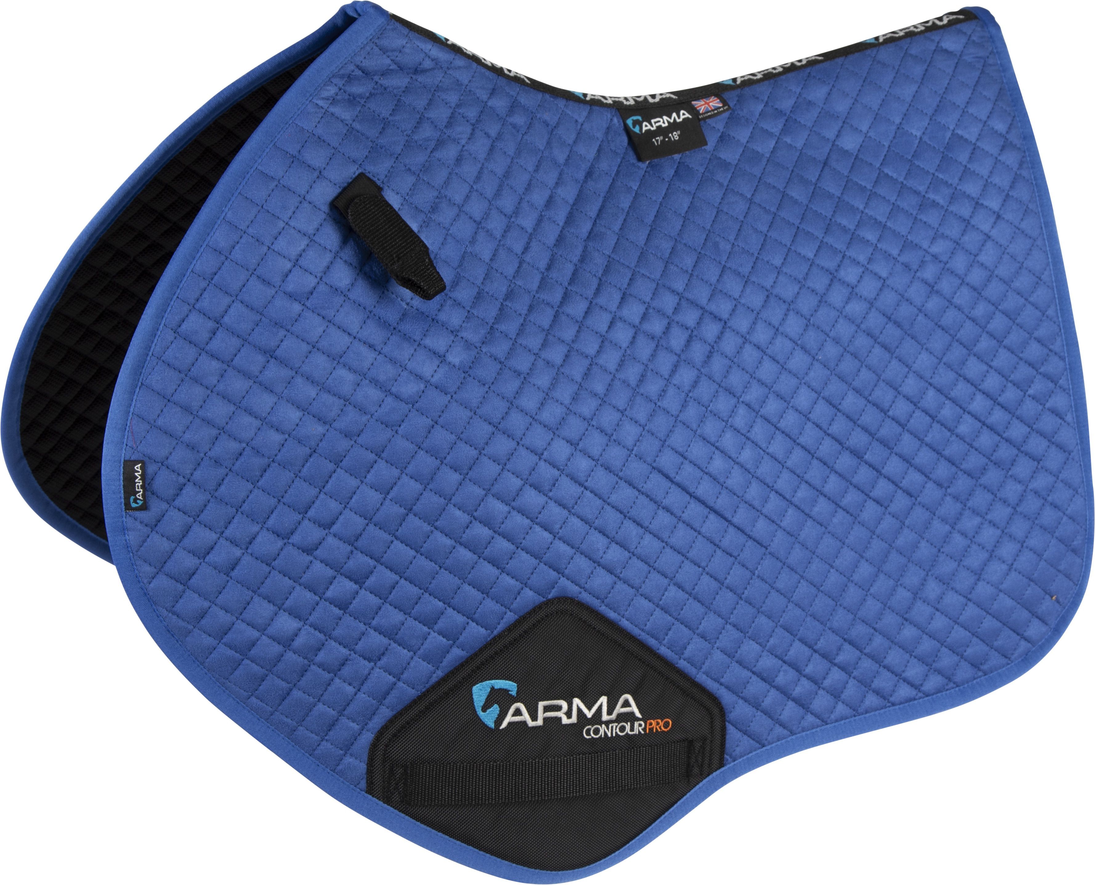 Arma Performance Suede Jump Saddle Pad BOGO SALE - Royal Blue