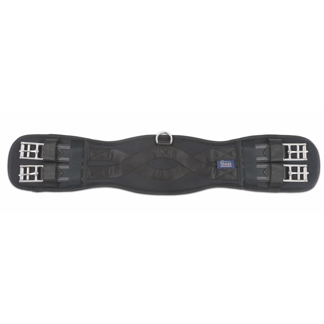 Arma Memory Foam Dressage Girth - Black