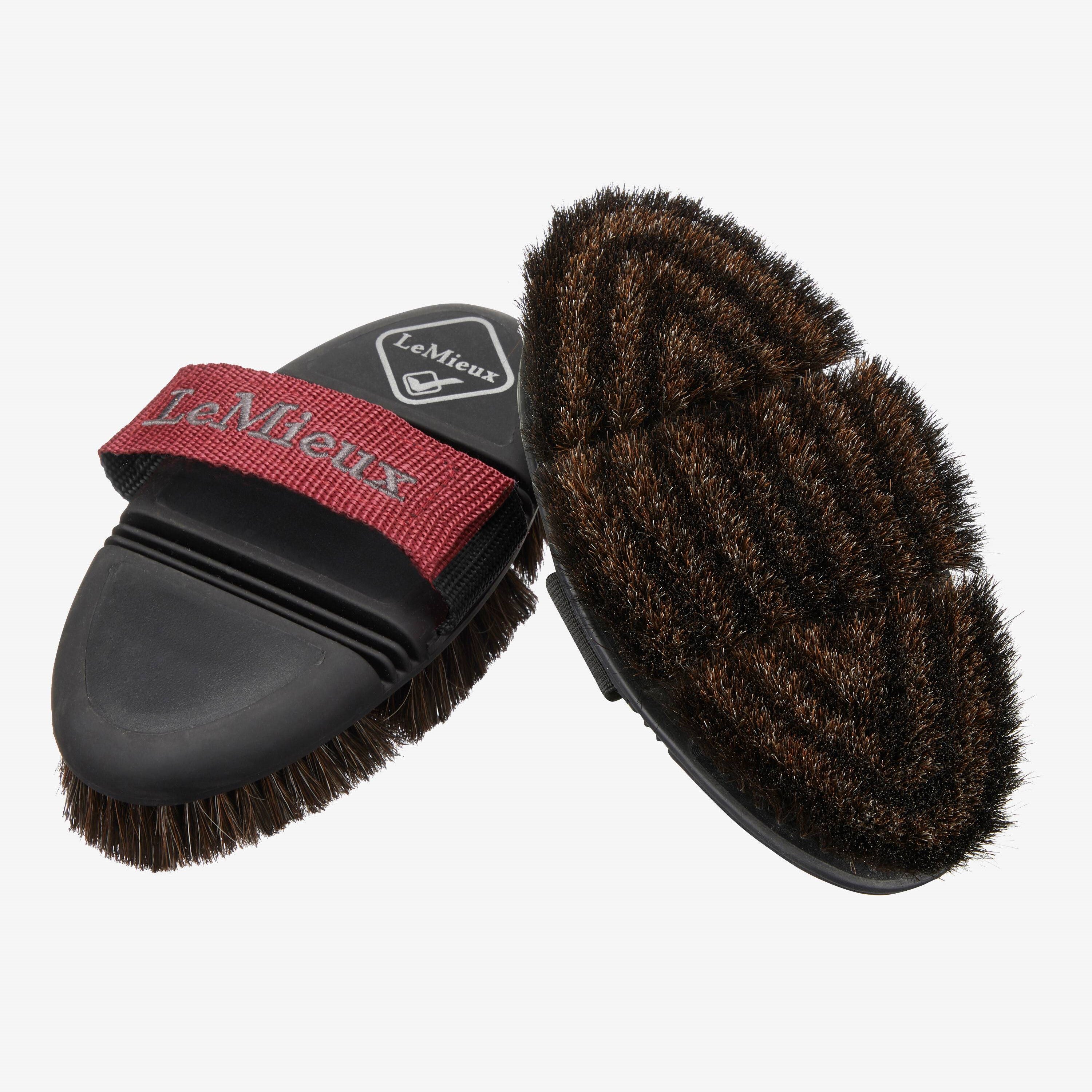 LeMieux Flexi Horse Hair Body Brush - Black