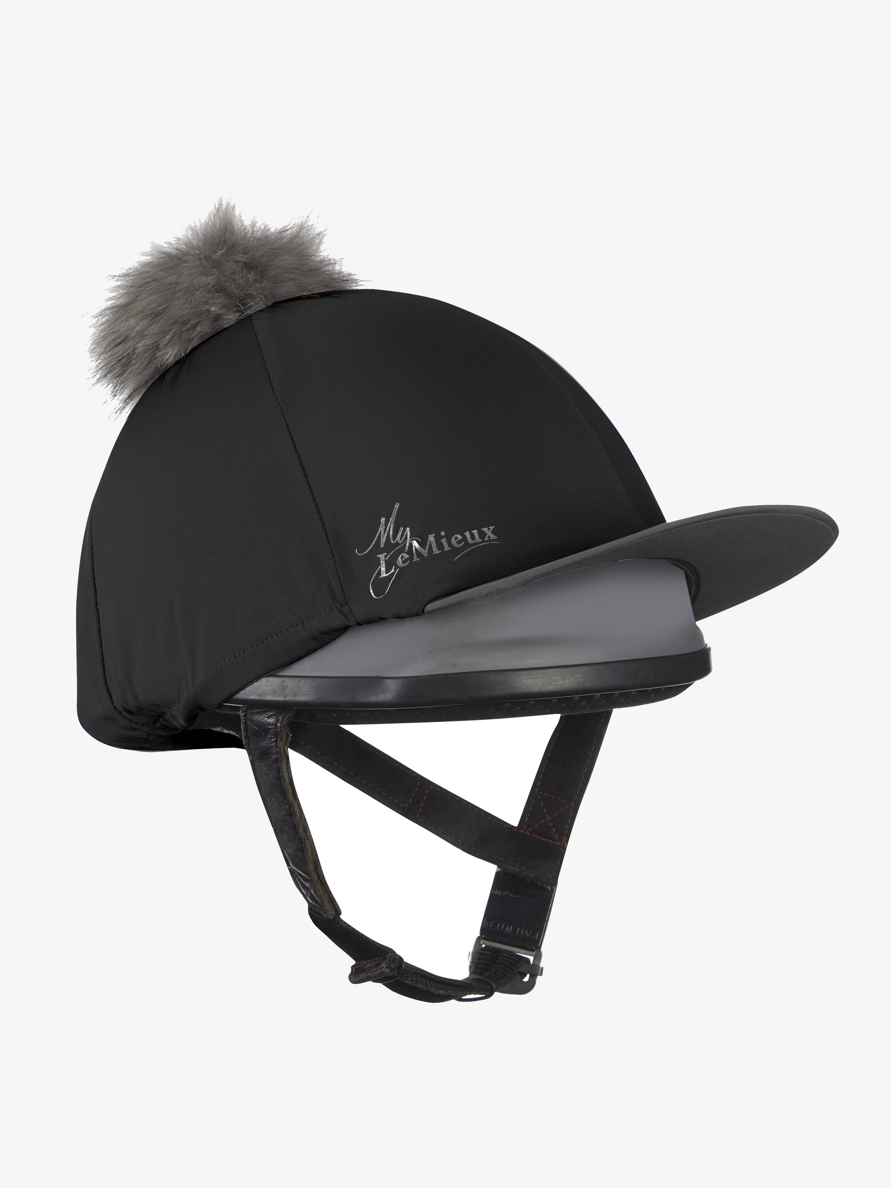 LeMieux Pom Helmet Silk Cover - Black