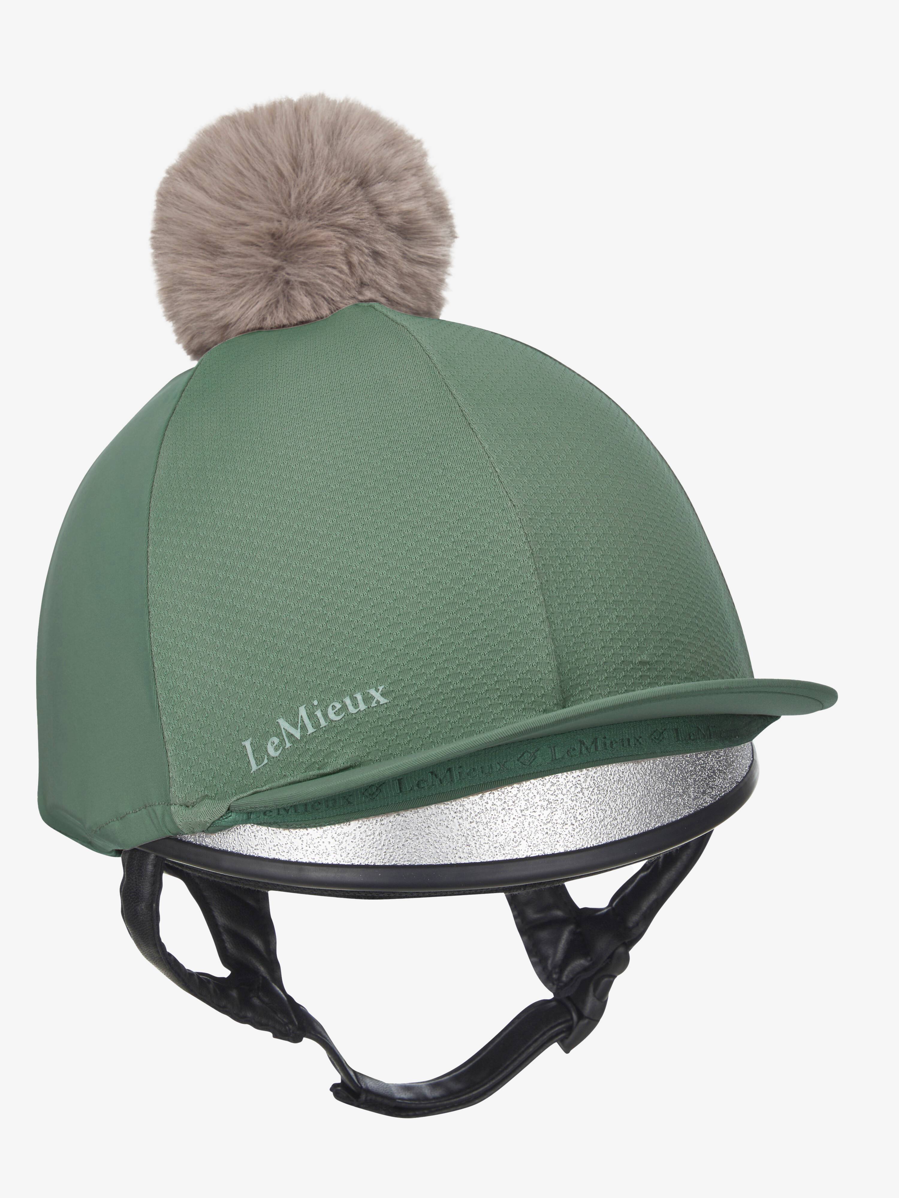 LeMieux Pom Mesh Helmet Silk Cover - Thyme