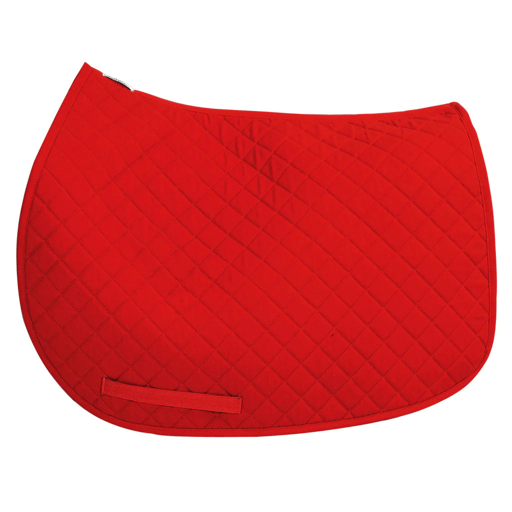 Tuffrider Basic All Purpose Saddle Pad - Red