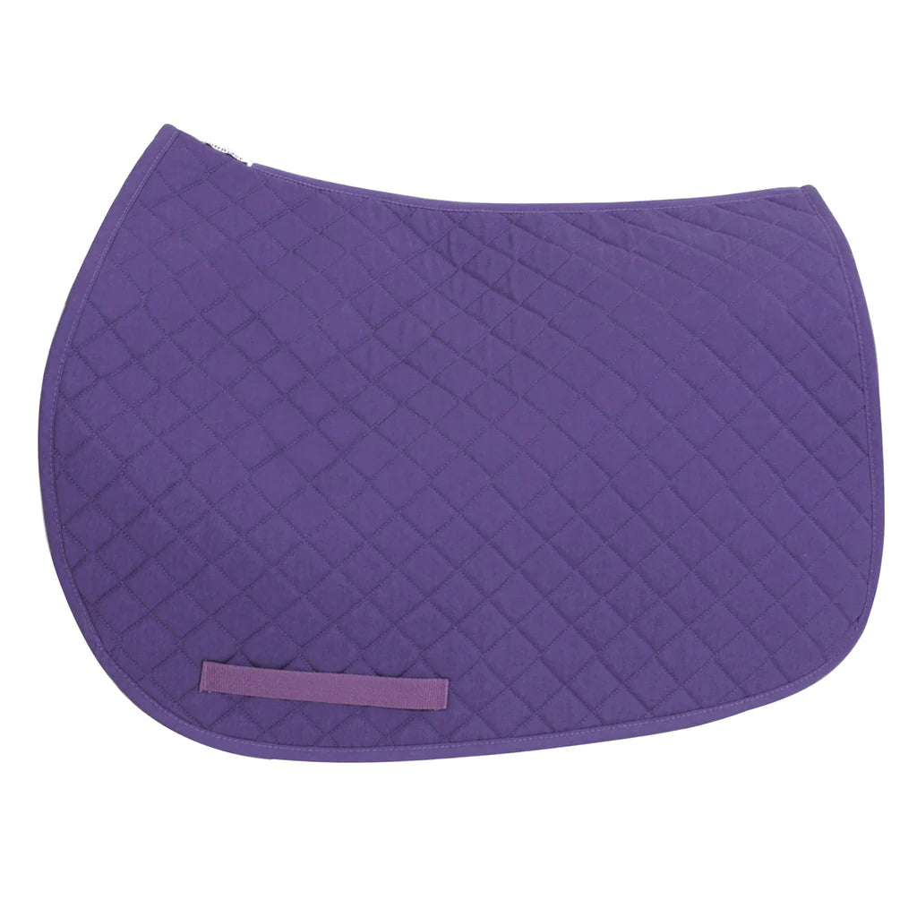 Tuffrider Basic All Purpose Saddle Pad - Purple