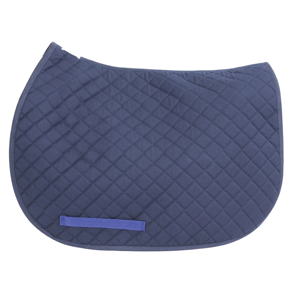 Tuffrider Basic All Purpose Saddle Pad - Navy