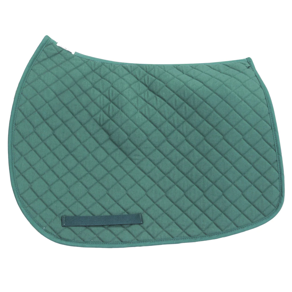 Tuffrider Basic All Purpose Saddle Pad - Hunter Green