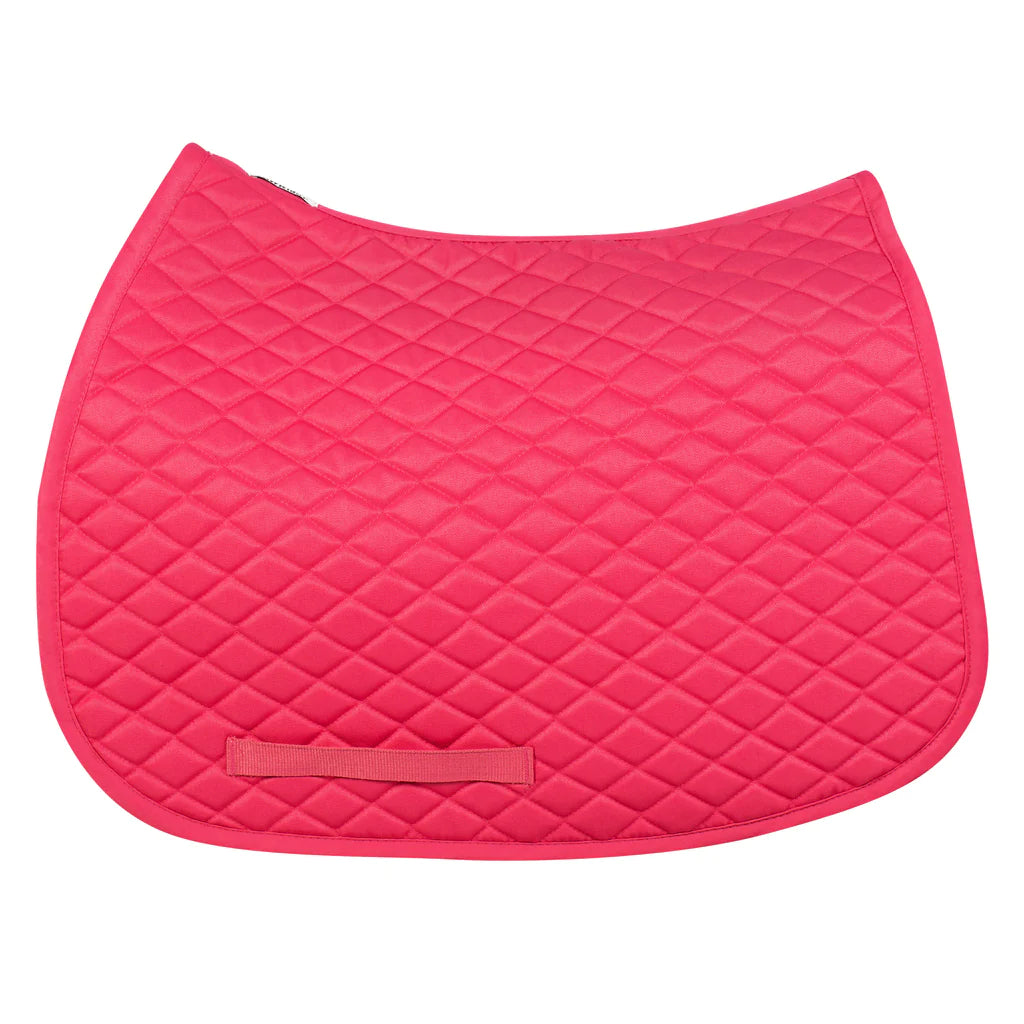 Tuffrider Basic All Purpose Saddle Pad - Hot Pink