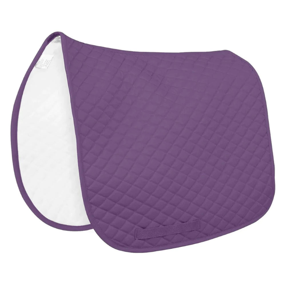 Tuffrider Basic Dressage Saddle Pad - Purple