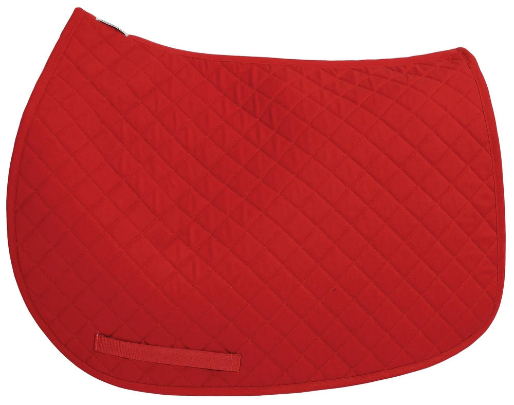 Tuffrider Basic Dressage Saddle Pad - Red