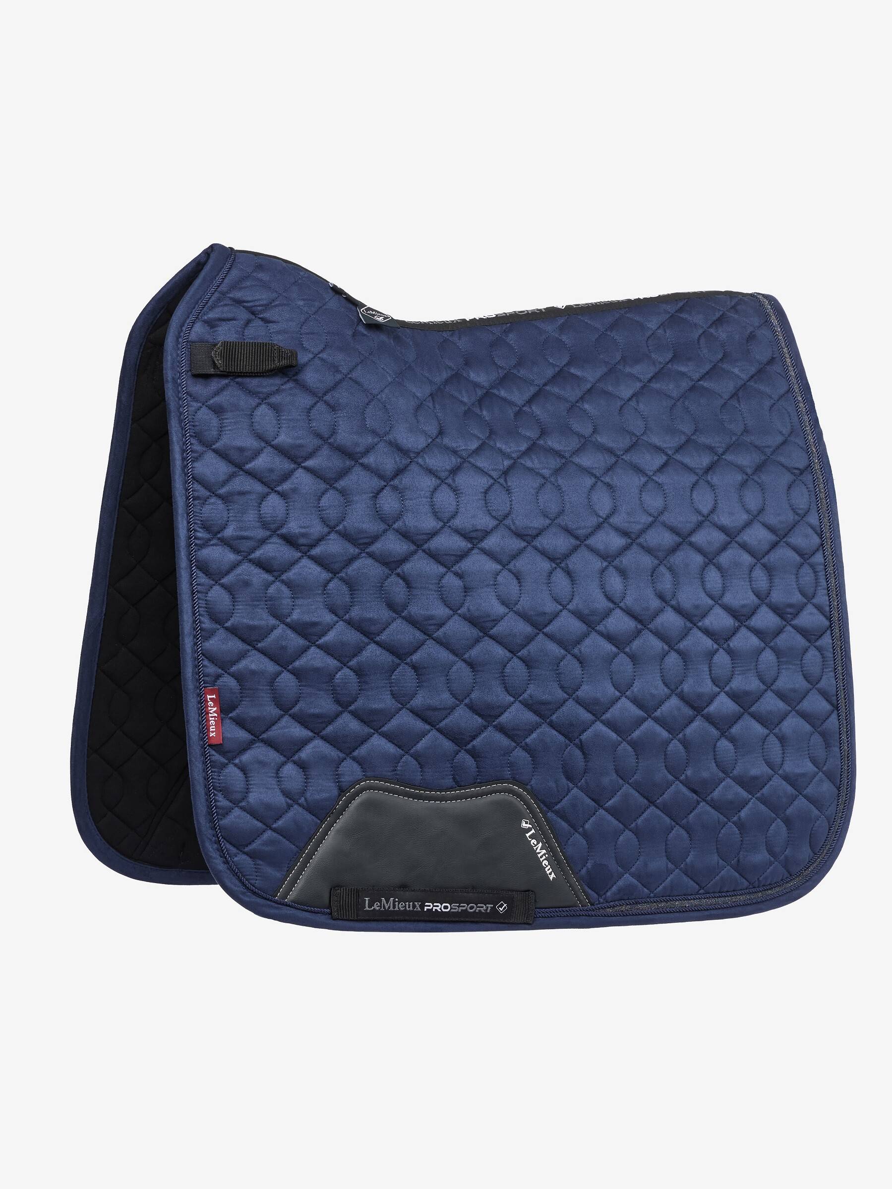 LeMieux Crystal Suede Dressage Pad - Navy