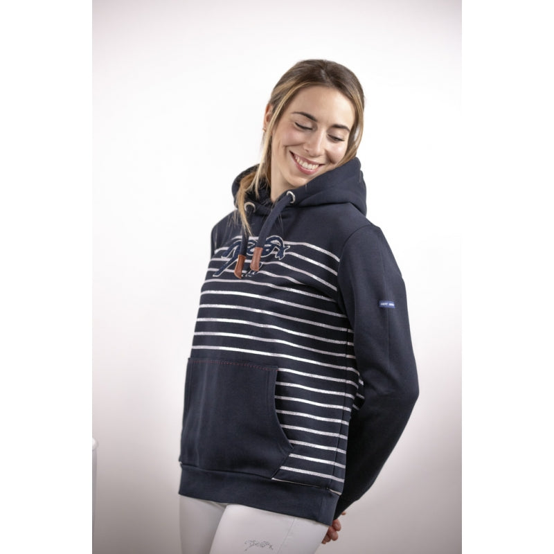 Penelope Oceane Hoodie - Navy/White