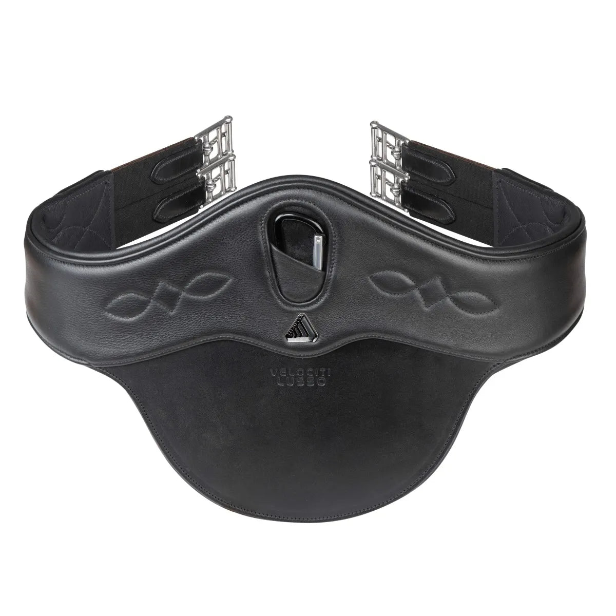 Shires Lusso Stud Girth - Black