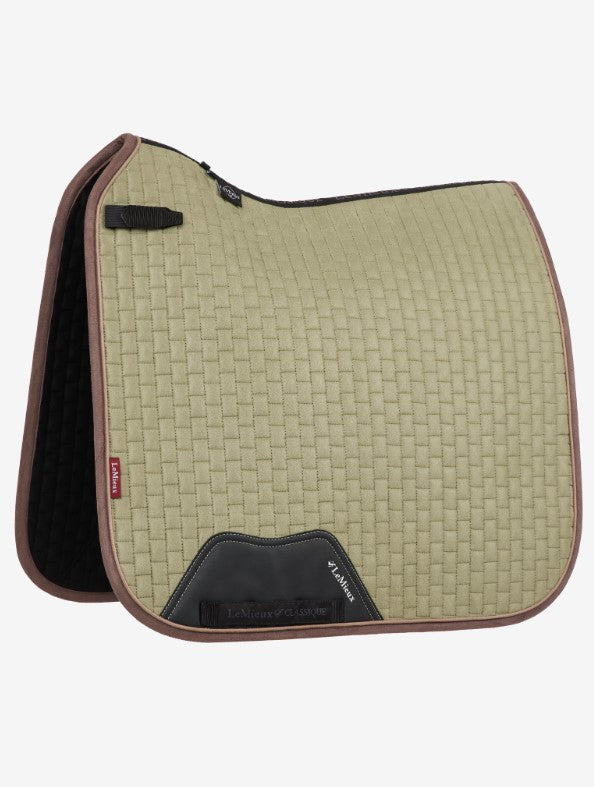 LeMieux Suede Dressage Saddle Pad - Fern