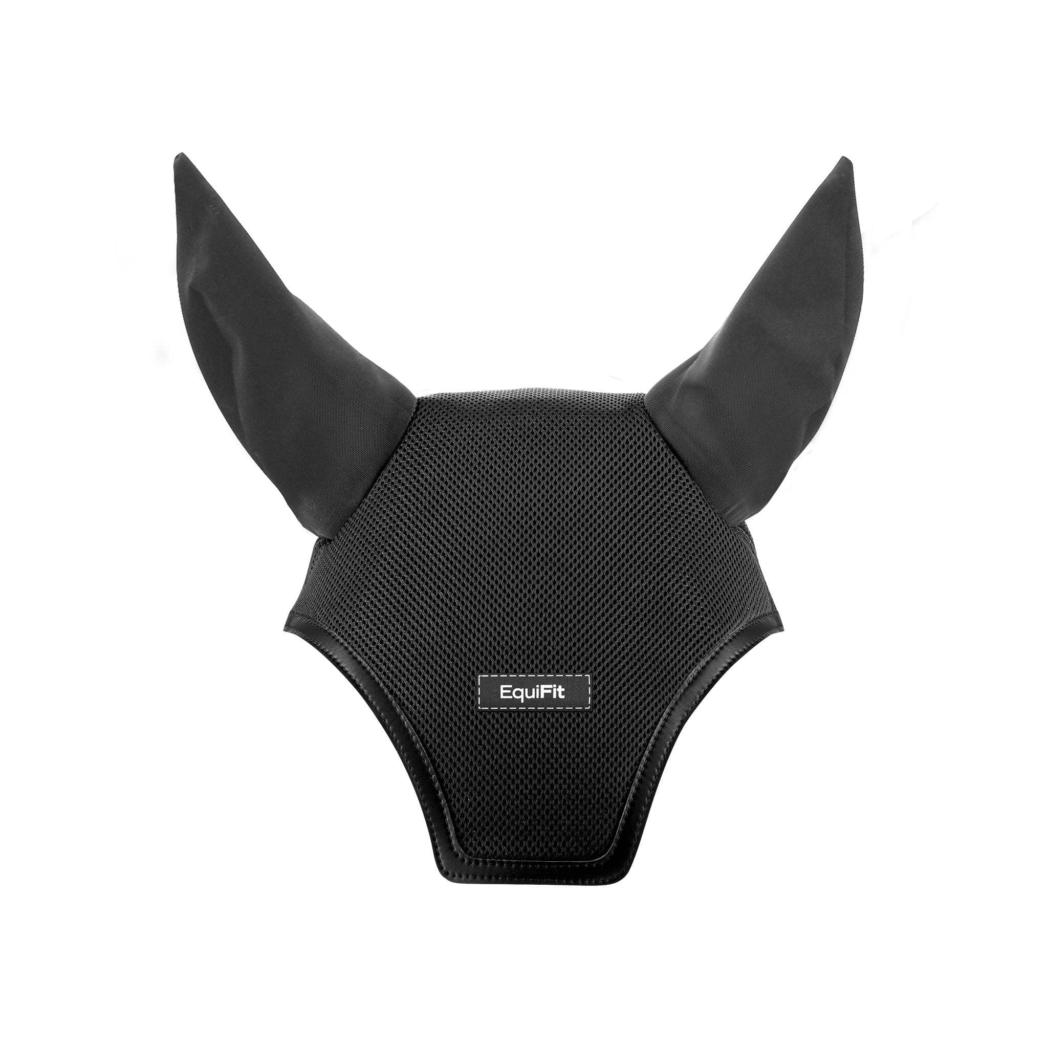 EquiFit Ear Bonnet - Black with Logo