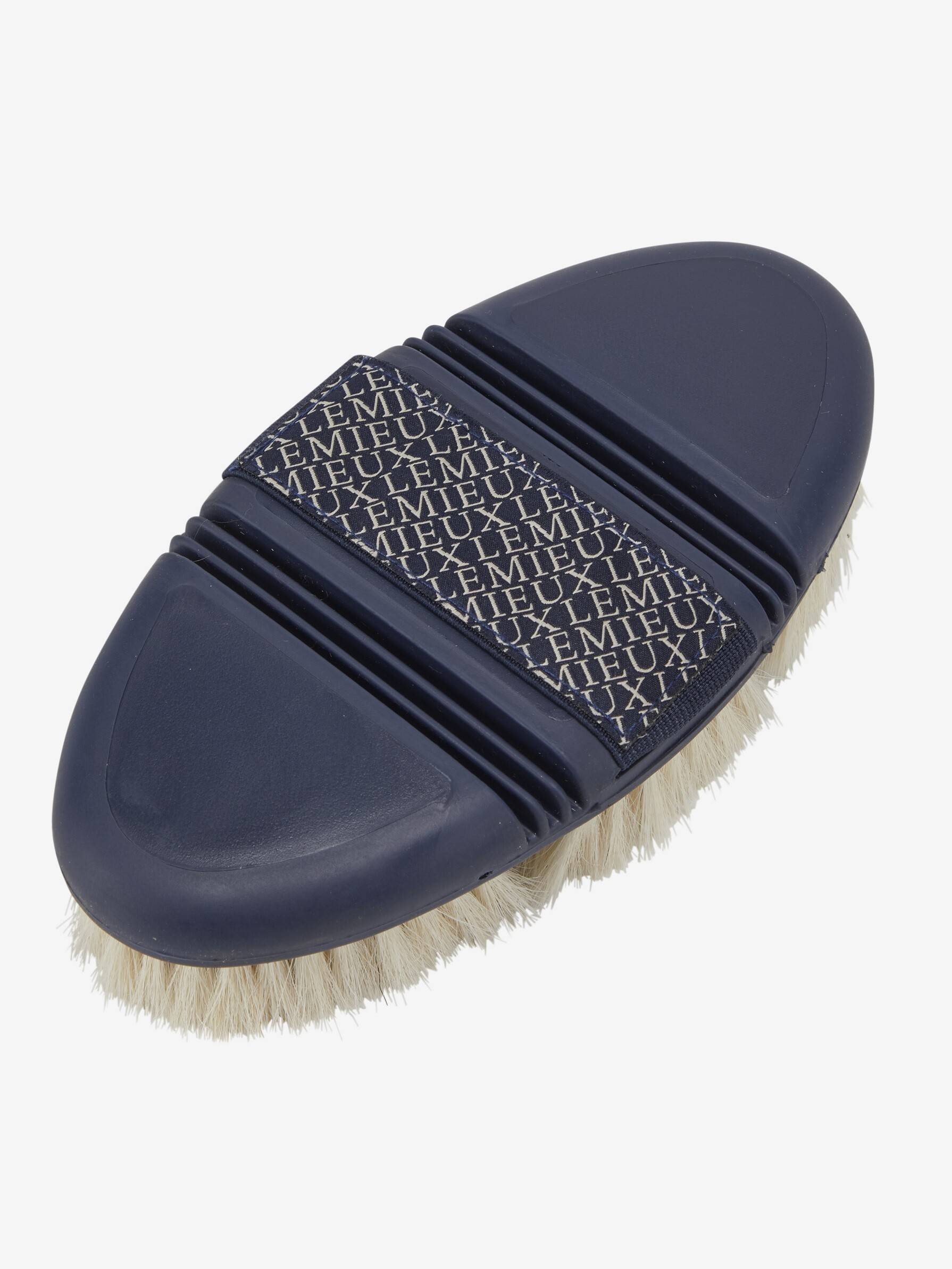 LeMieux Flexi Goats Hair Body Brush - Navy