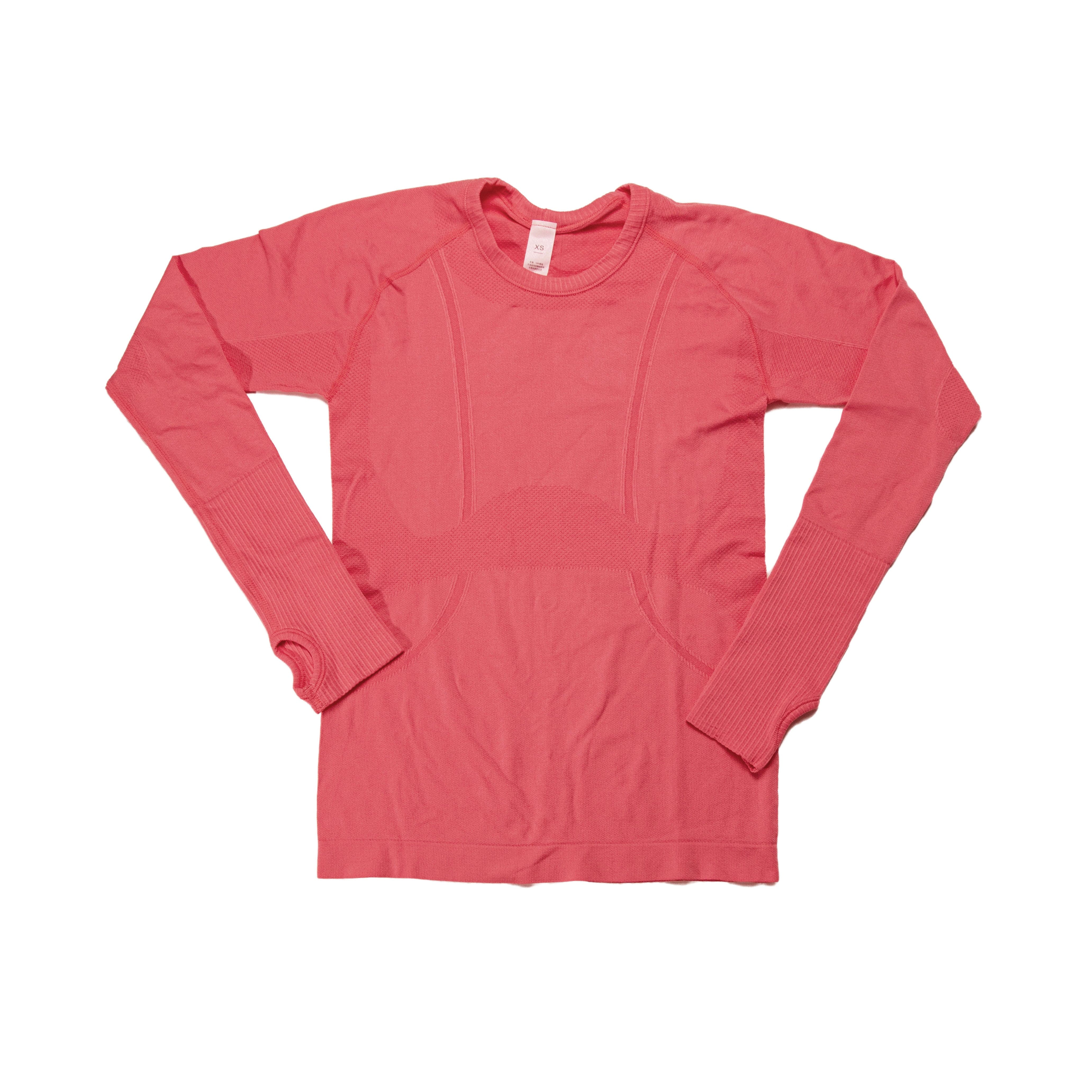 Equitation Tech Long Sleeve Top - Guava Pink