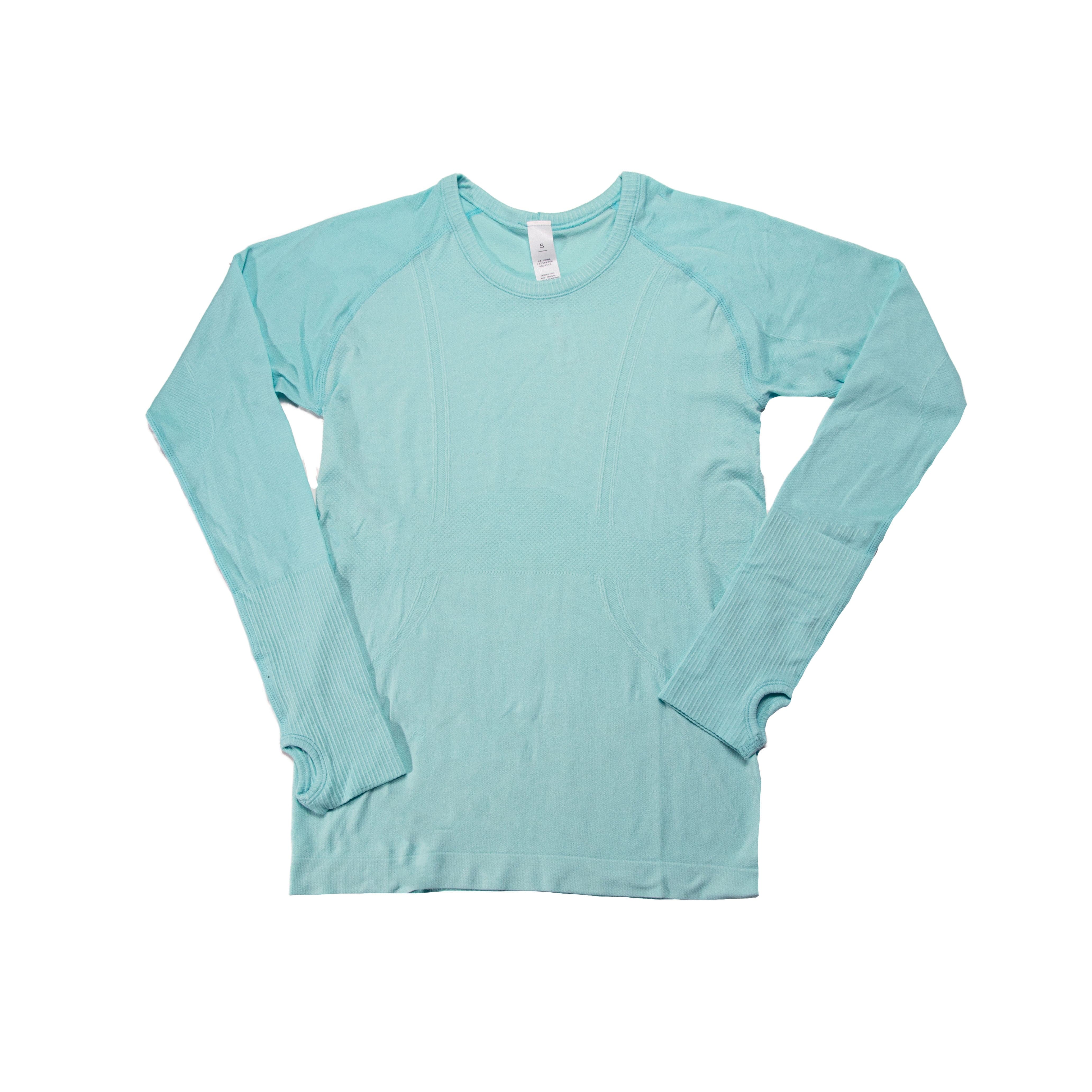 Equitation Tech Long Sleeve Top - Ice Blue