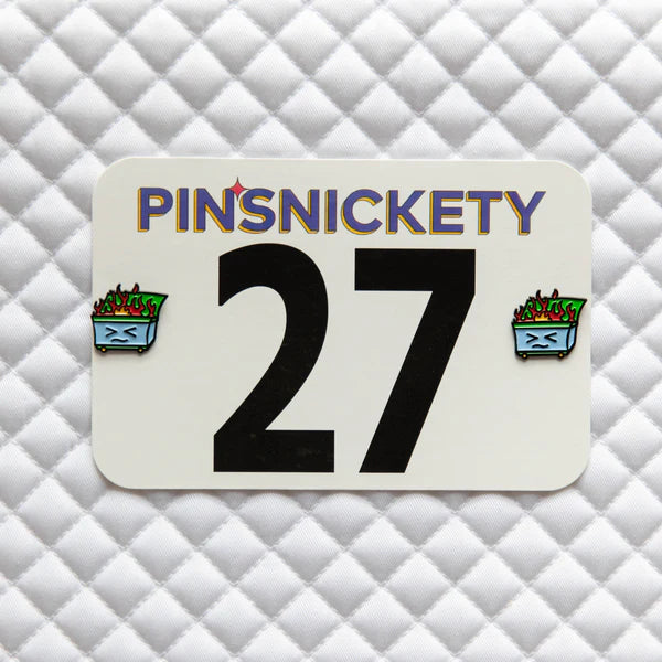 Pinsnickety Number Pins - Dumpster Fire