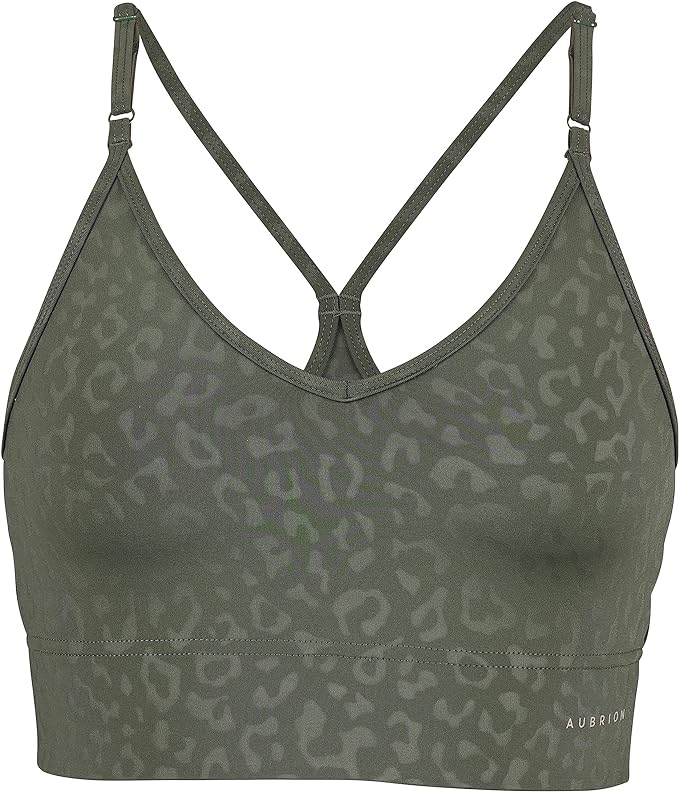 Aubrion Invigorate Ladies Sports Bra BOGO SALE - Green