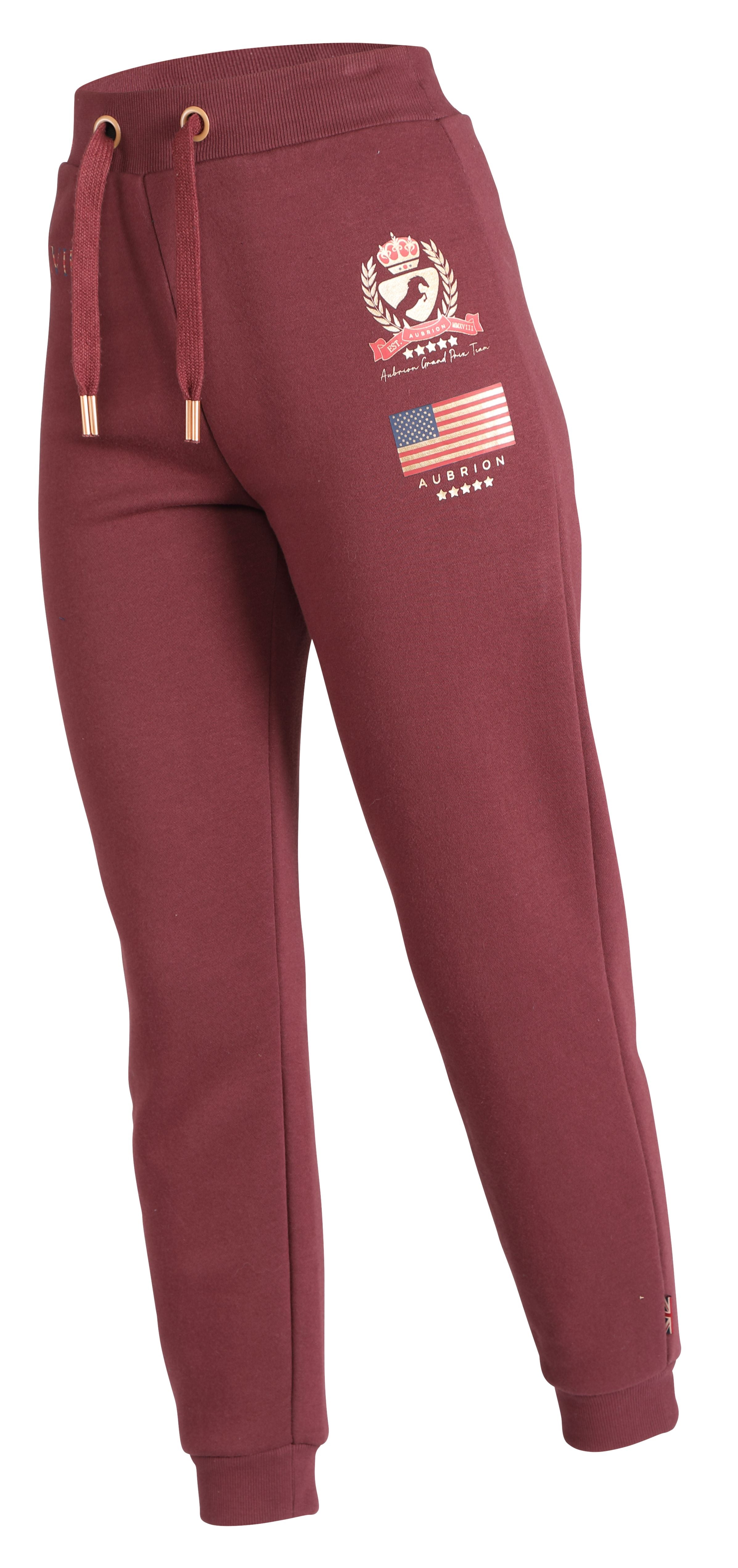 Aubrion Team Joggers BOGO SALE - Burgundy