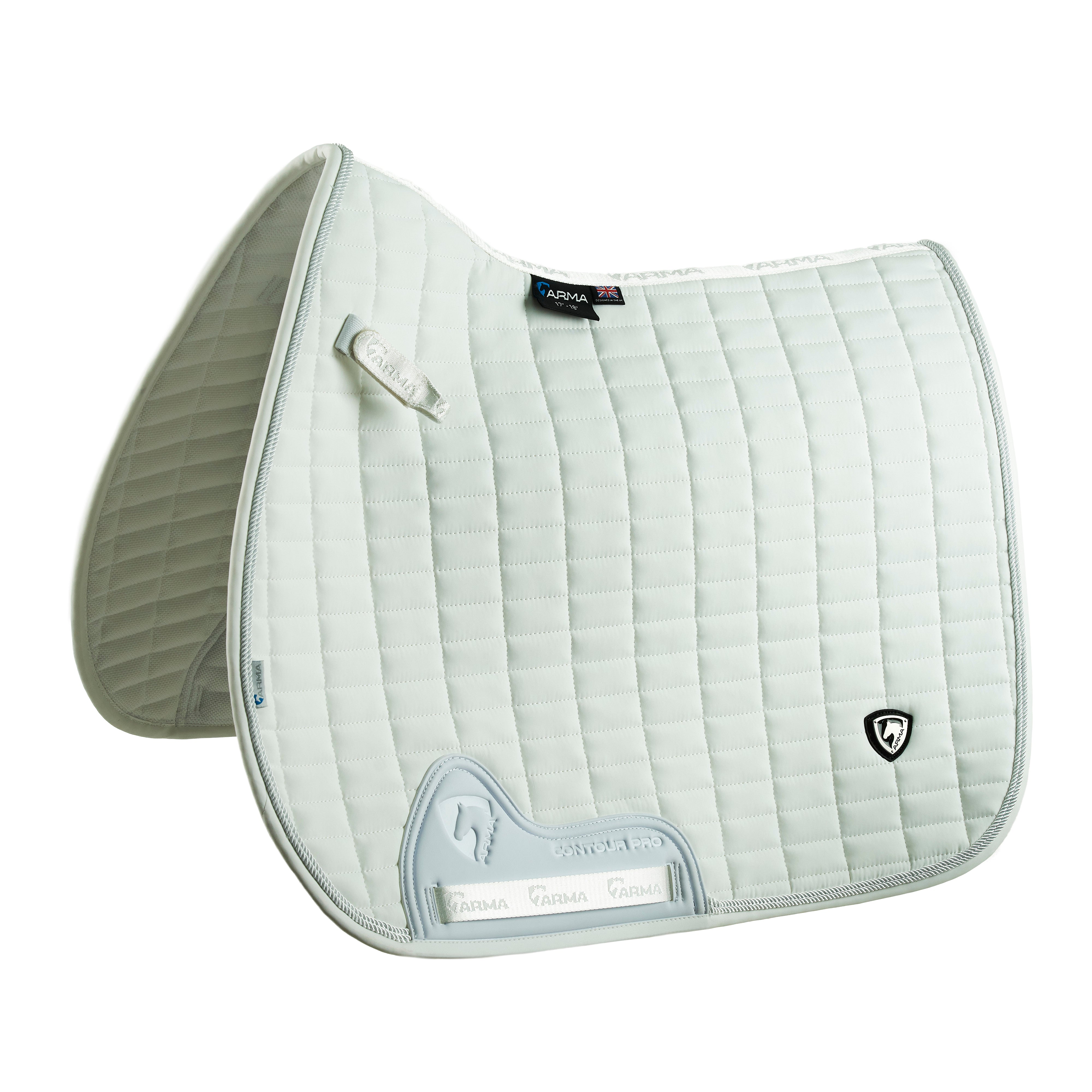 Arma Matte All Purpose Saddle Pad - White