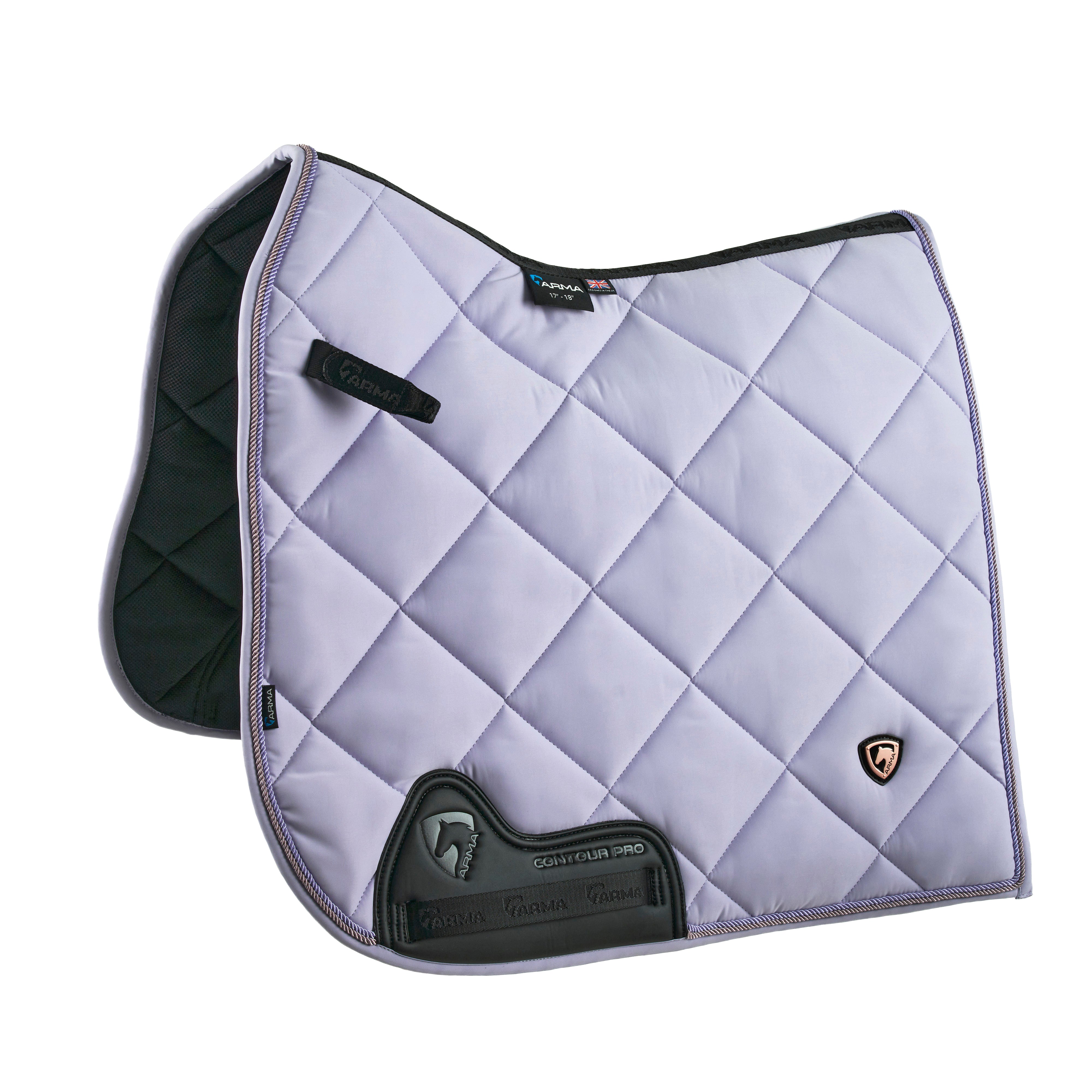 Arma Matte Dressage Saddle Pad - Lavender