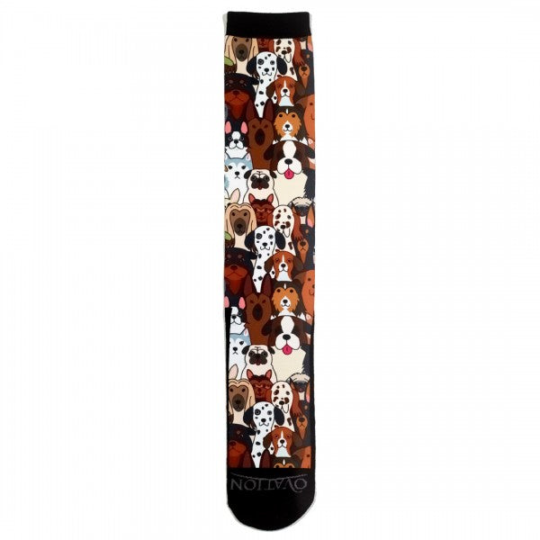 Ovation FootZees Boot Socks - Omg Puppies