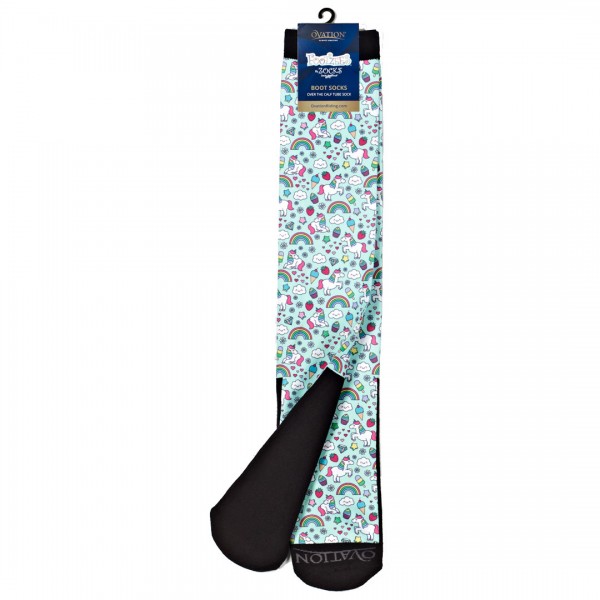 Ovation FootZees Boot Socks - Unicorn Sprinkles