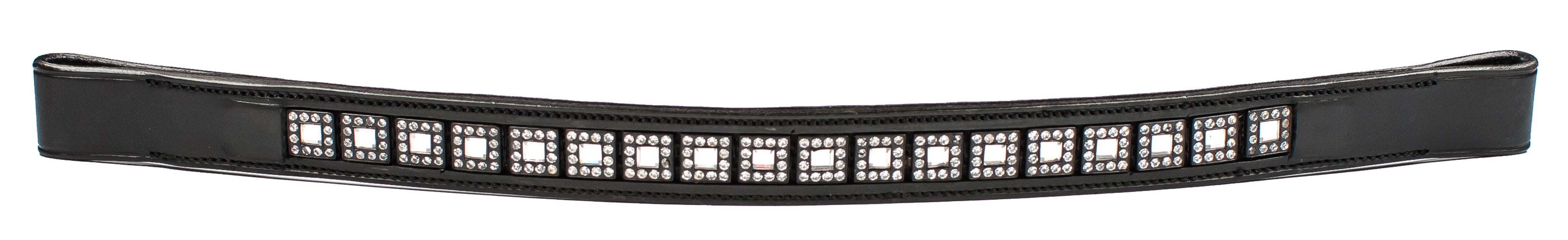 HK Americana Crystal Outline Browband - BOGO SALE - Black