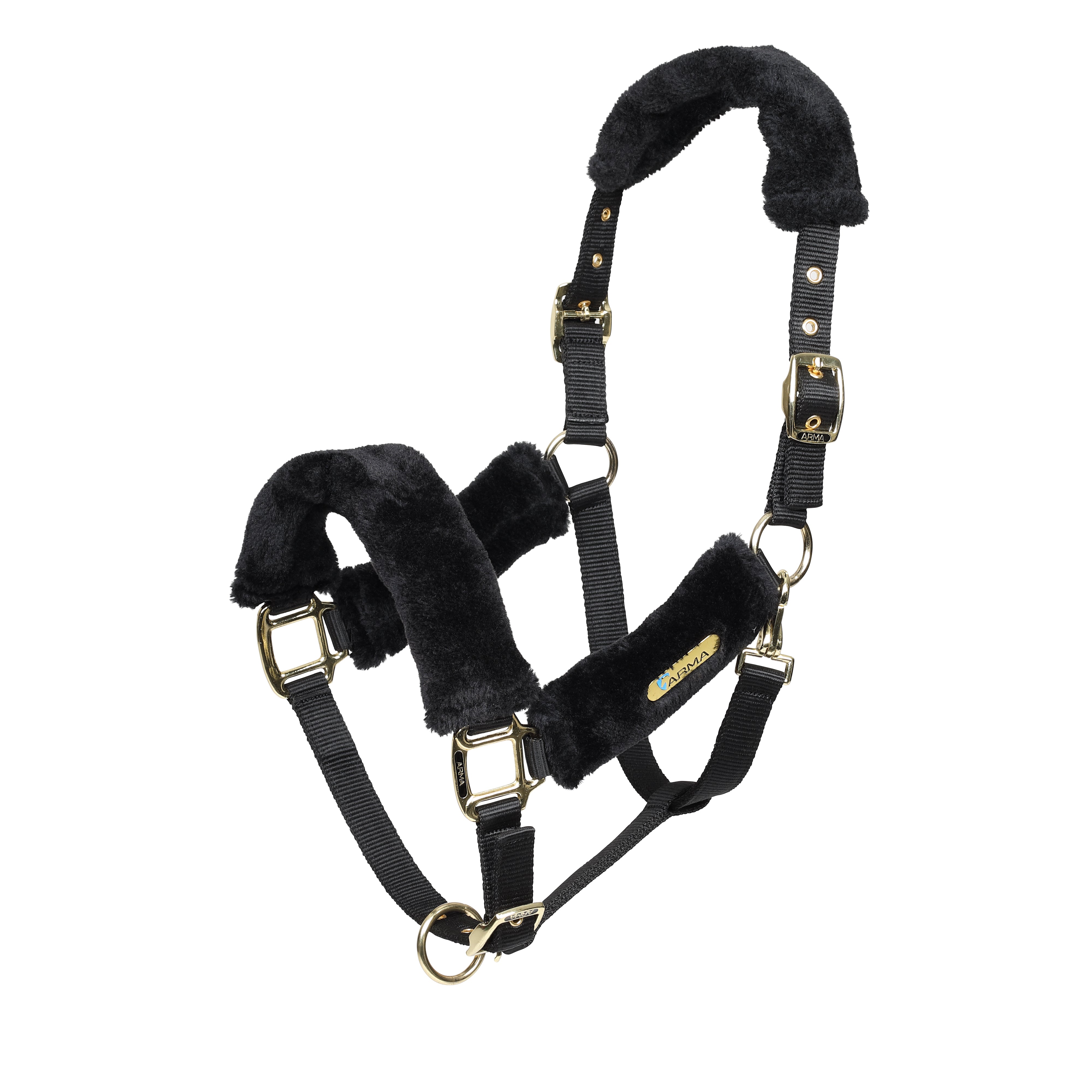 Arma Fleece Headcollar - Black