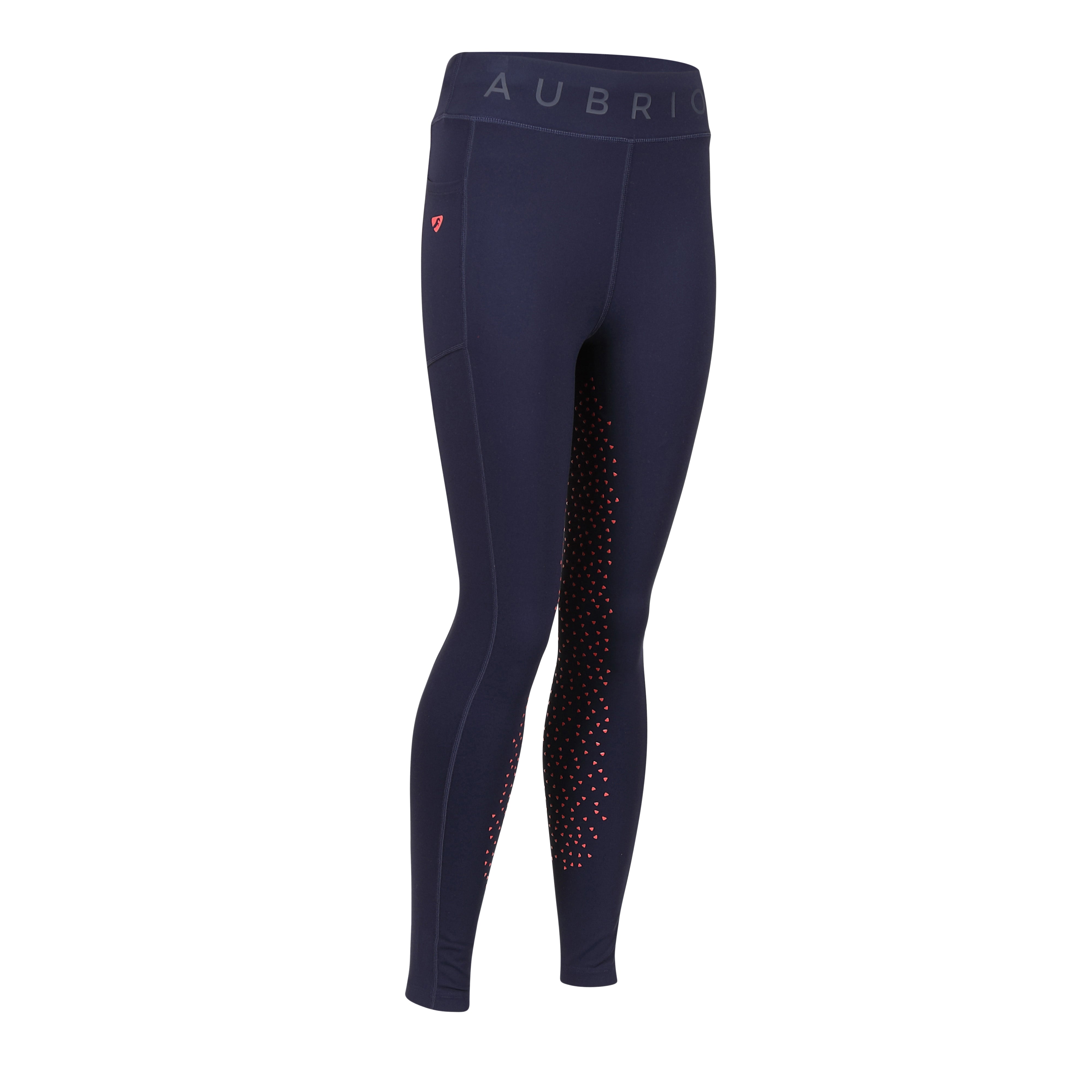 Aubrion Kids Non Stop Riding Tights  - Blue