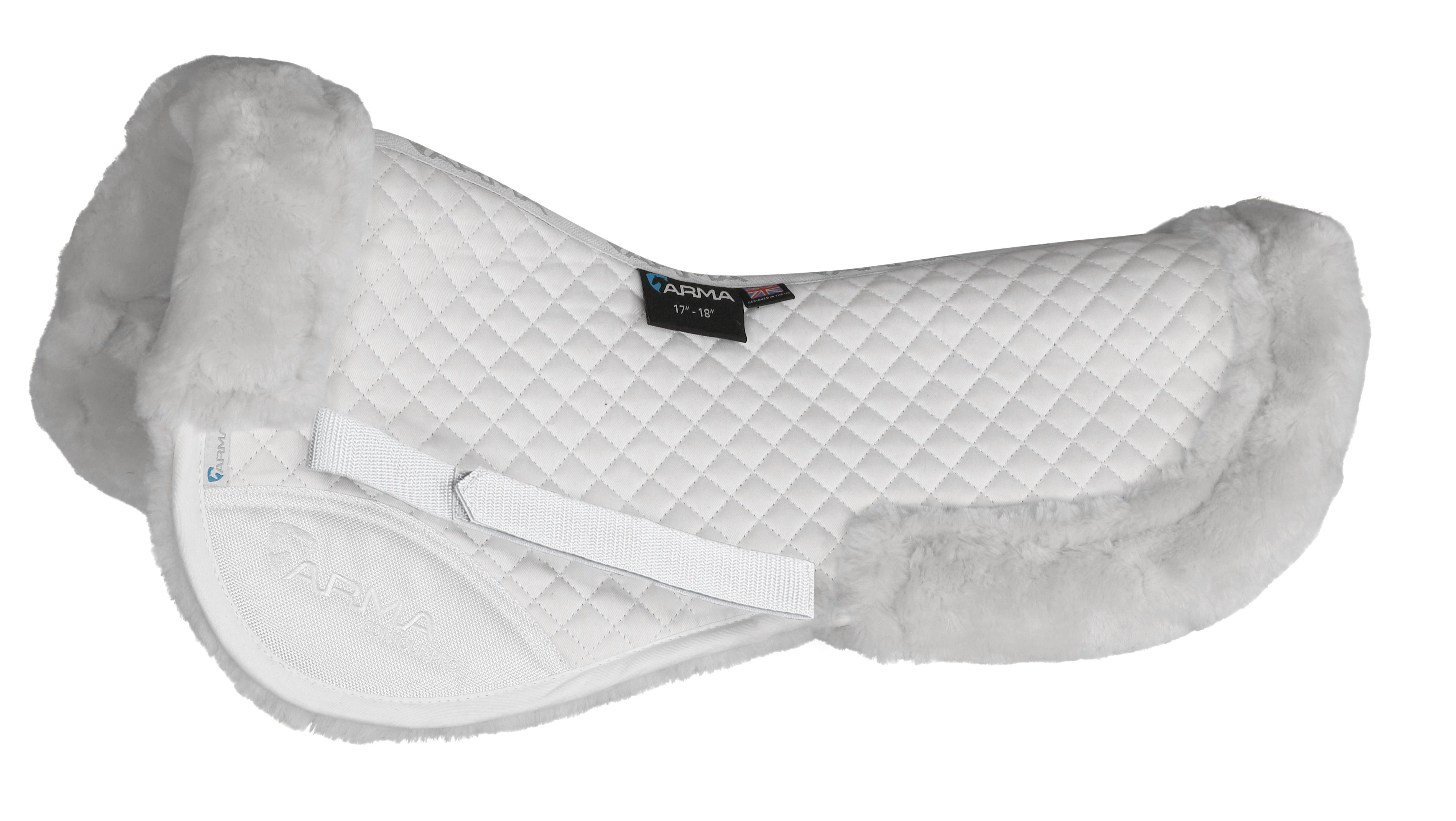 Arma Half Pad - White/White