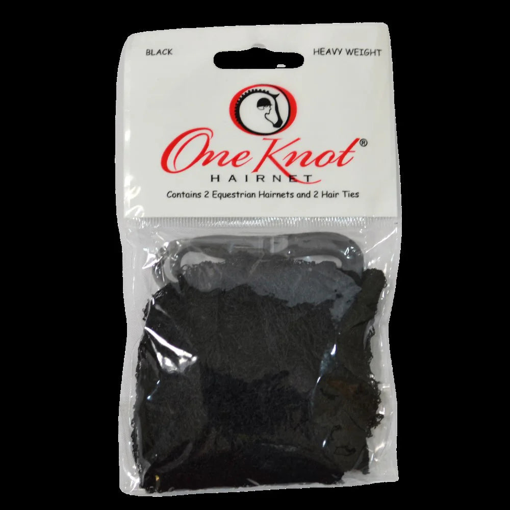 One Knot Hair Net - Heavy Weight - Black