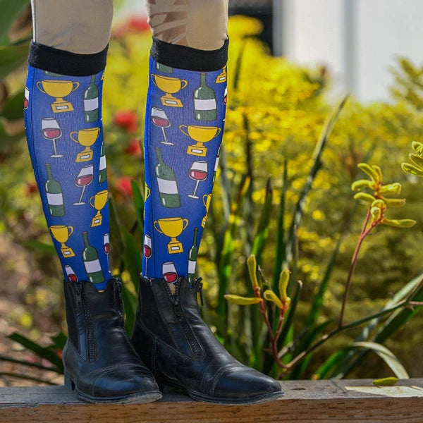 Dreamers & Schemers Boot Socks - Cloud Wine