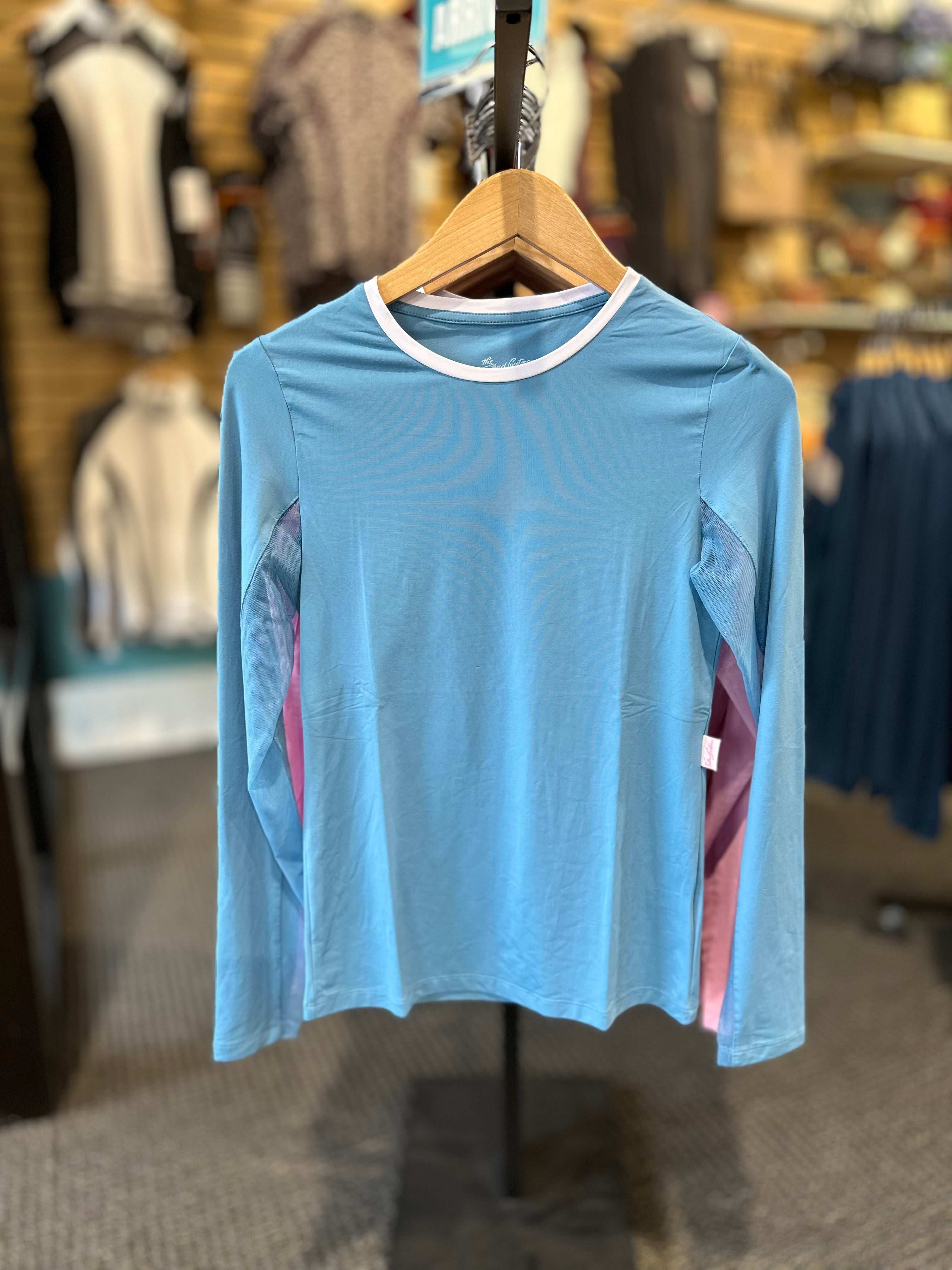 Tailored Sportsman IceFil Long Sleeve Tee - Surfer Blue