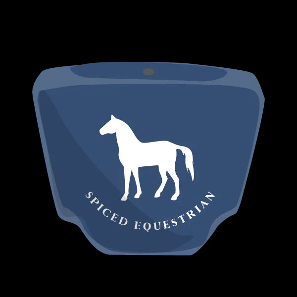 Spiced Equestrian Treat Pouch - Navy